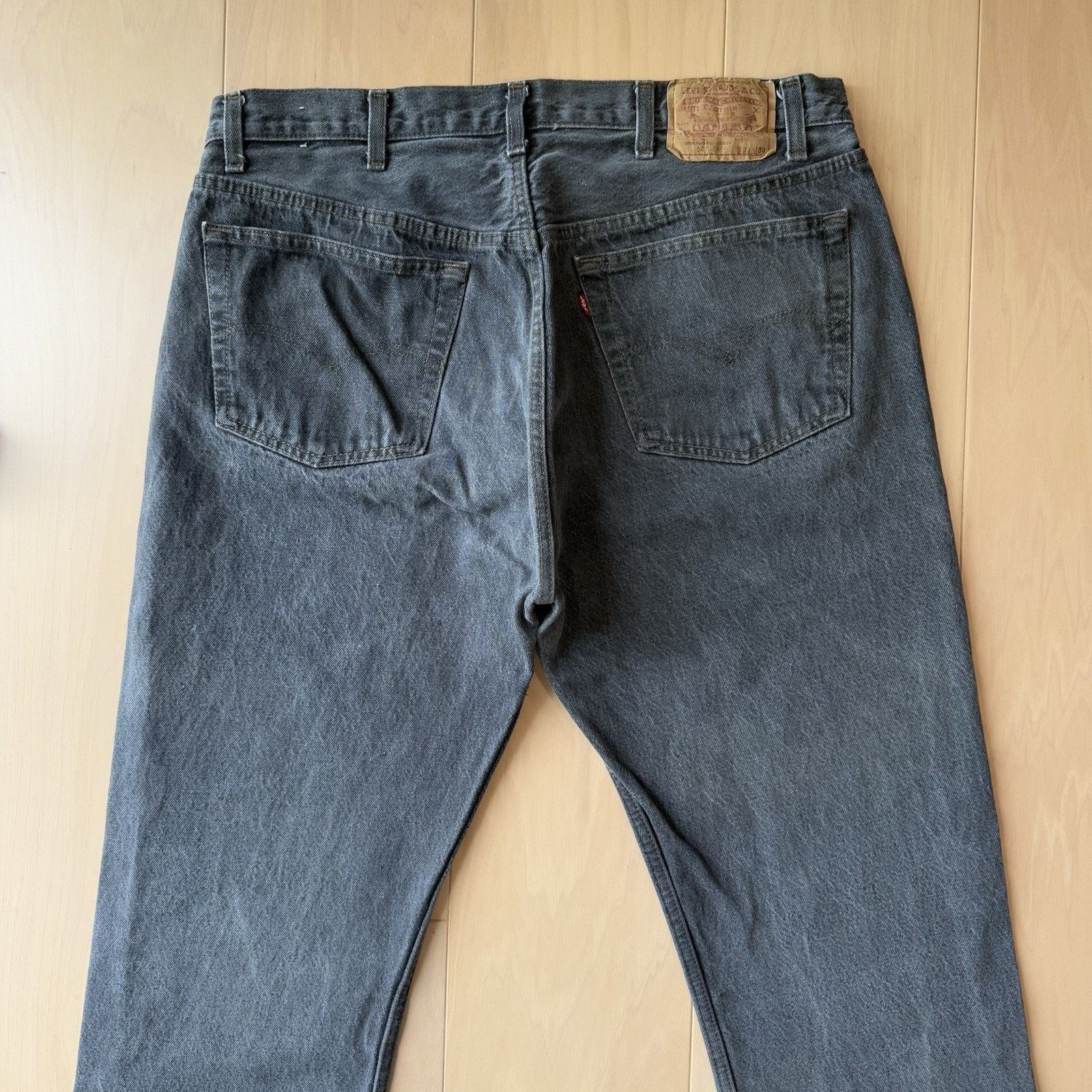 Levi's × Vintage Vintage Levis 501 Jeans 36 Black 80s Made in USA Workwear Size US 36 / EU 52 - 7 Thumbnail