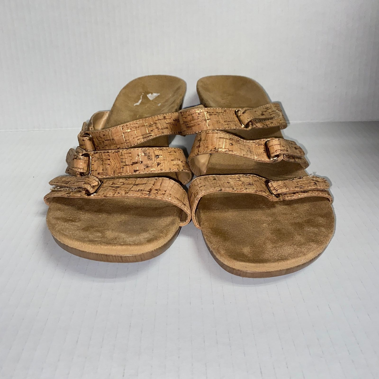 Vionic Vionic Dwyn Natural Brown Cork Platform Wedge Sandals 11 Size US 11 / IT 41 - 4 Thumbnail
