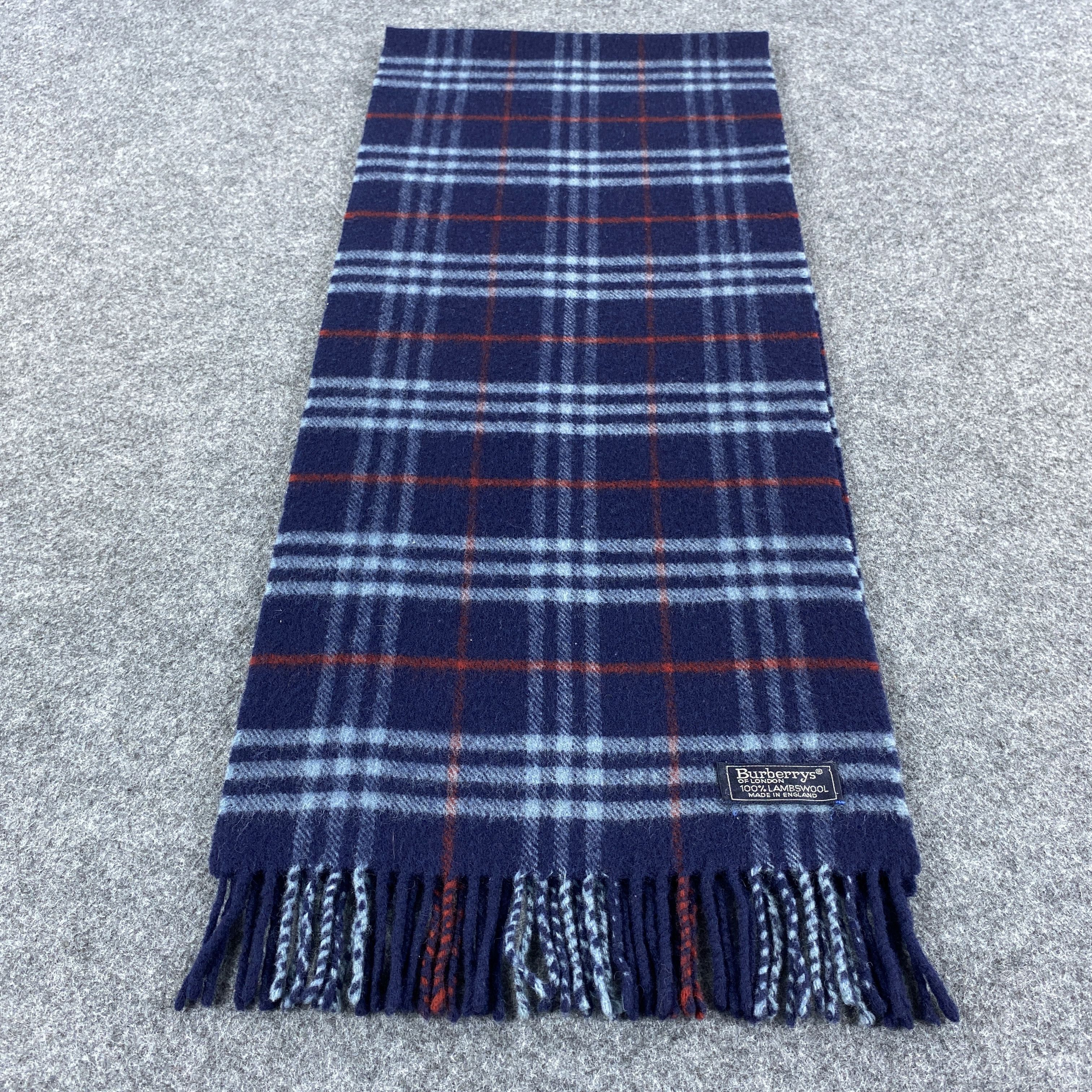 Burberry × Vintage Burberrys Scarf # Muffler # Neckwear # D423 Size ONE SIZE - 3 Thumbnail