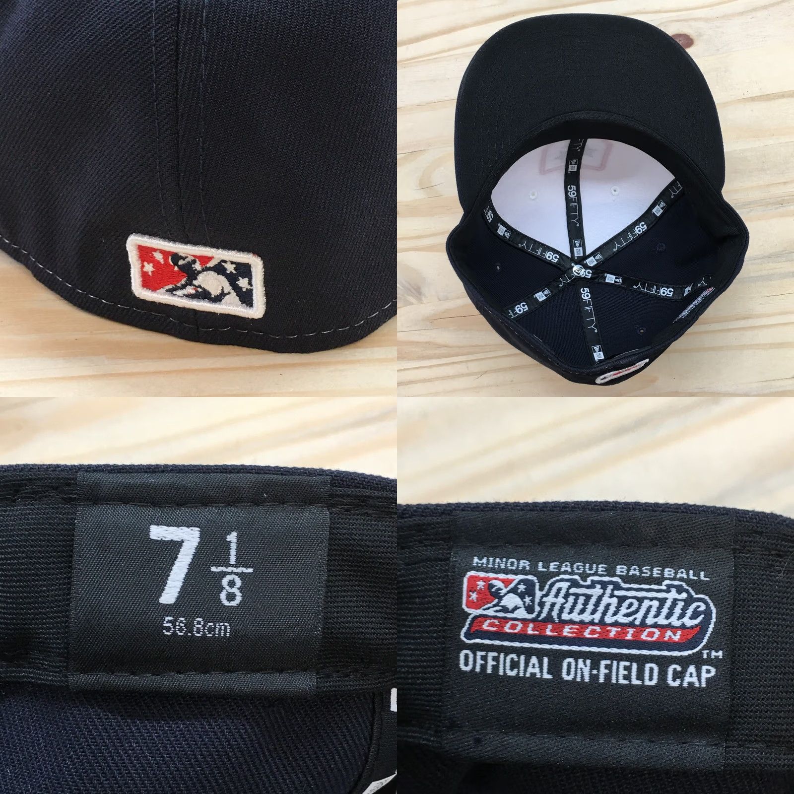 New Era Nashville Sounds New Era MLB Baseball Hat Mens White Blue 7 1/8 Embroidered Logo Size ONE SIZE - 8 Thumbnail