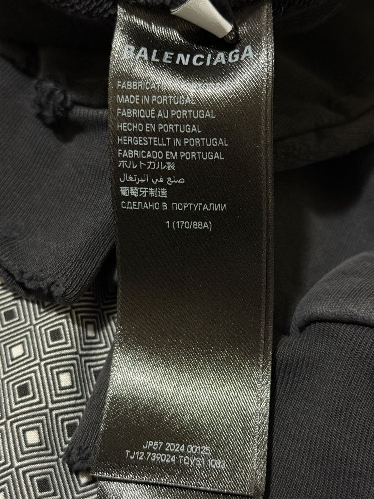 Balenciaga Balenciaga Black Paris Liberty Hoodie | Grailed