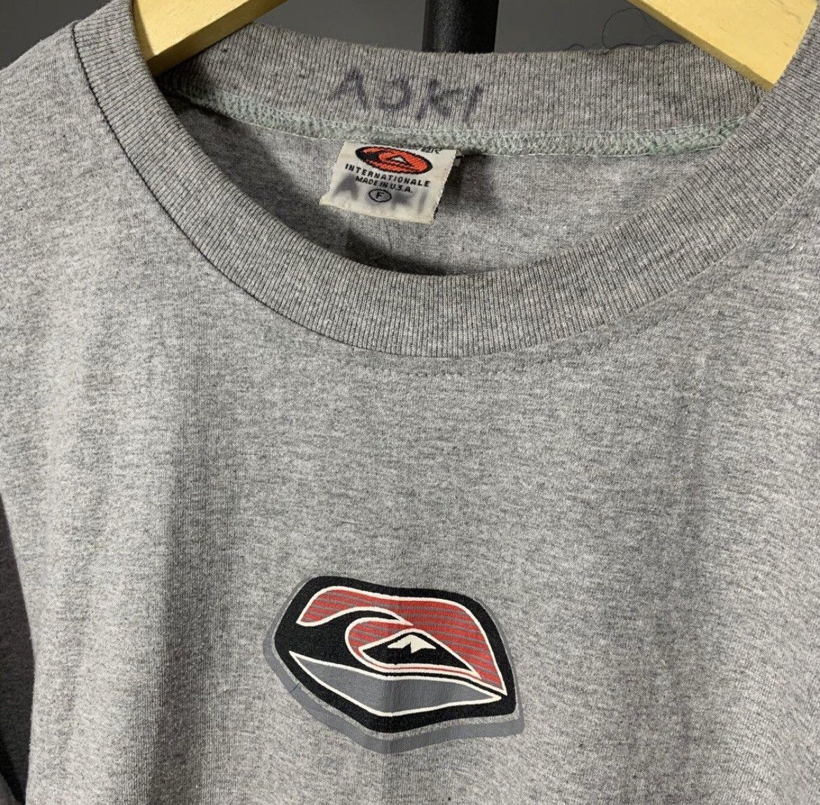 Quiksilver × Vintage Vintage Shortsleeve Quicksilver Size US XL / EU 56 / 4 - 5 Thumbnail
