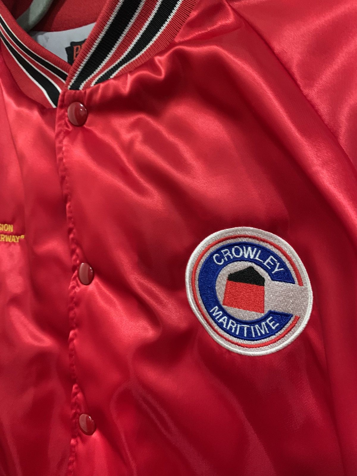 Dunbrooke 1989 pacific division red bomber jacket Size US XL / EU 56 / 4 - 5 Thumbnail