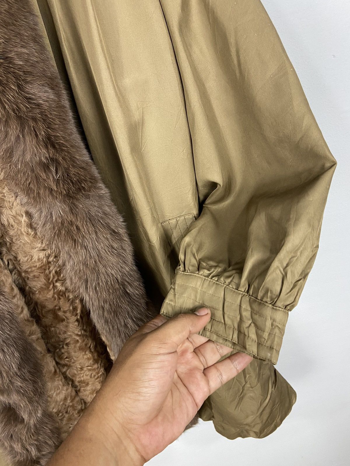 Sagafurs Real Fox Mink Furs Luxury Jacket Size L / US 10 / IT 46 - 13 Thumbnail
