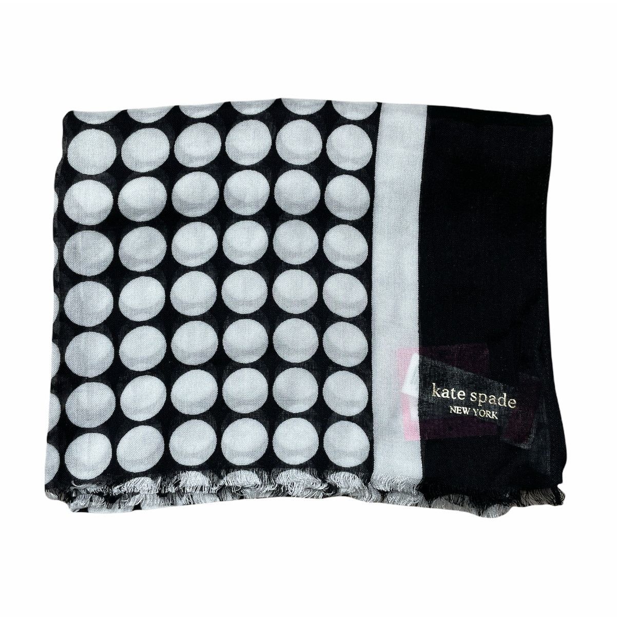 Kate Spade Kate Spade dance floor oblong scarf Black and White Size ONE SIZE - 2 Thumbnail