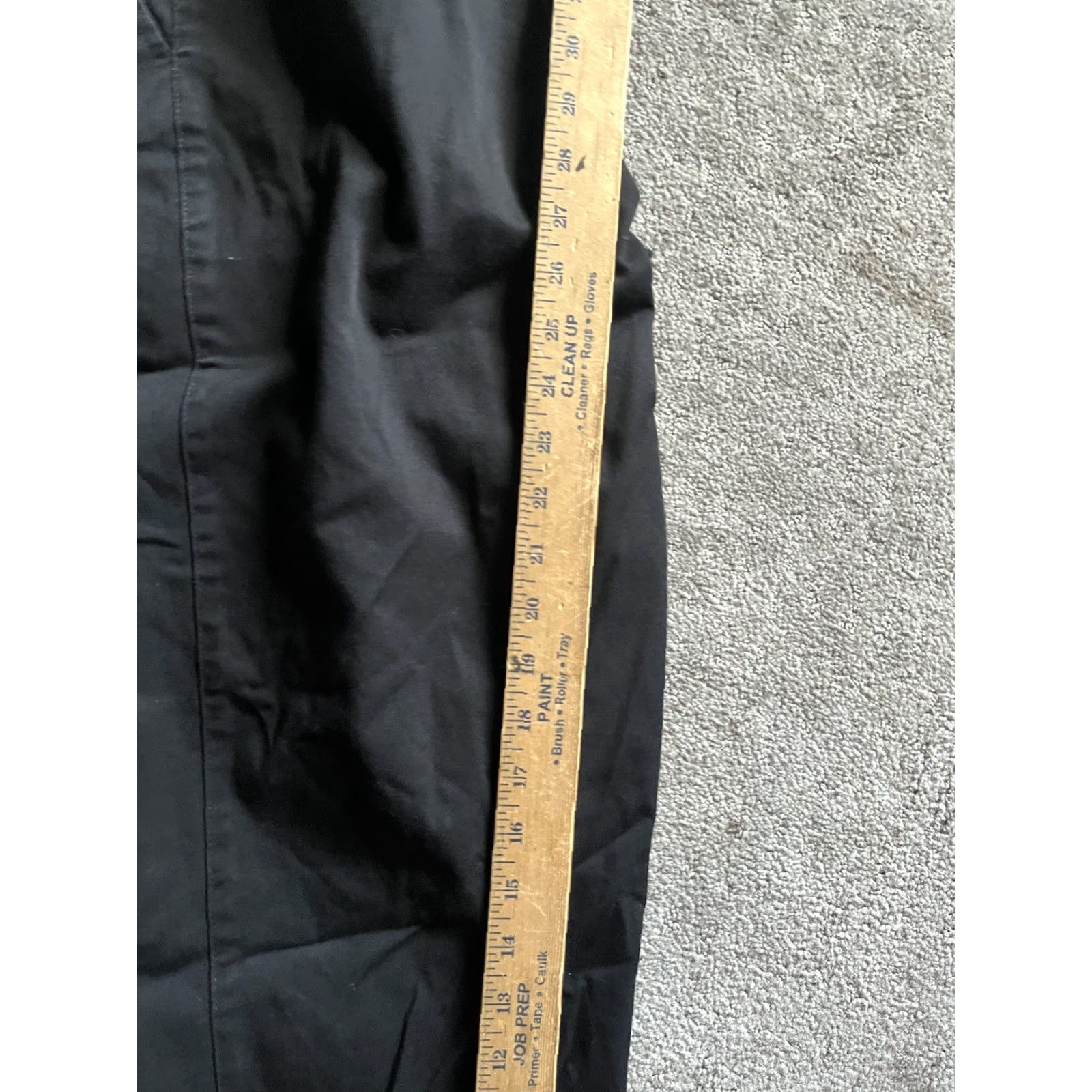 Vintage LL Bean Women's Pants 8P Pet Petite Black Chino KP29 Black Size 30" / US 8 / IT 44 - 6 Thumbnail