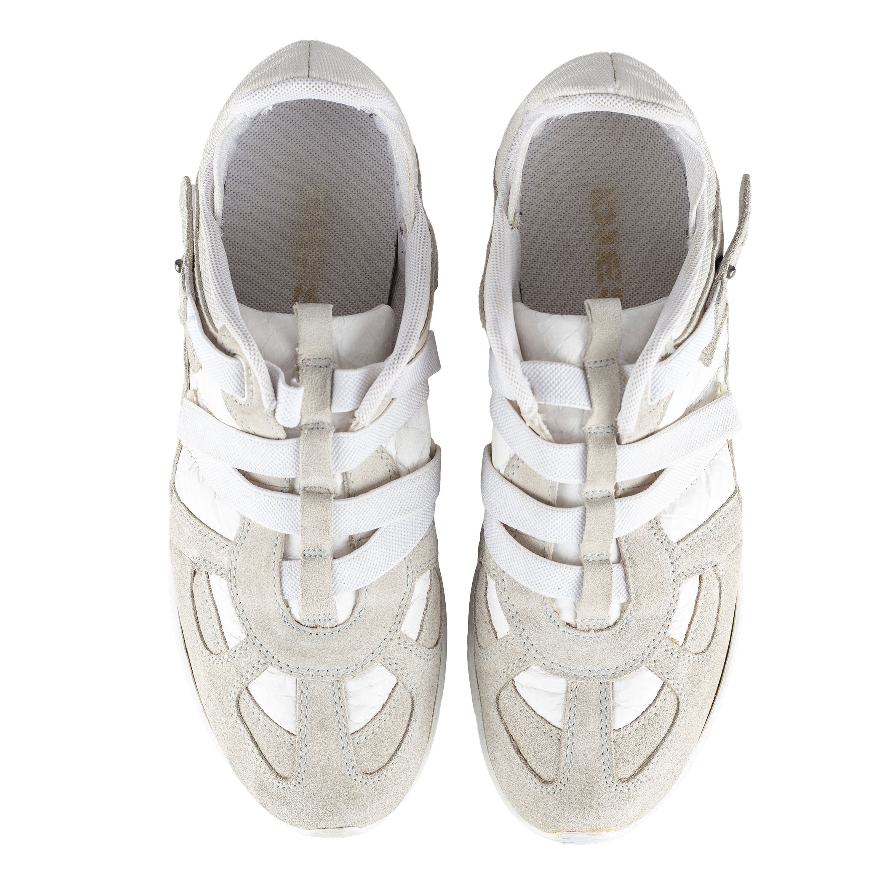 Diesel × Diesel Black Gold Diesel White/Beige Sneakers (43 EU) Size US 10 / EU 43 - 3 Thumbnail