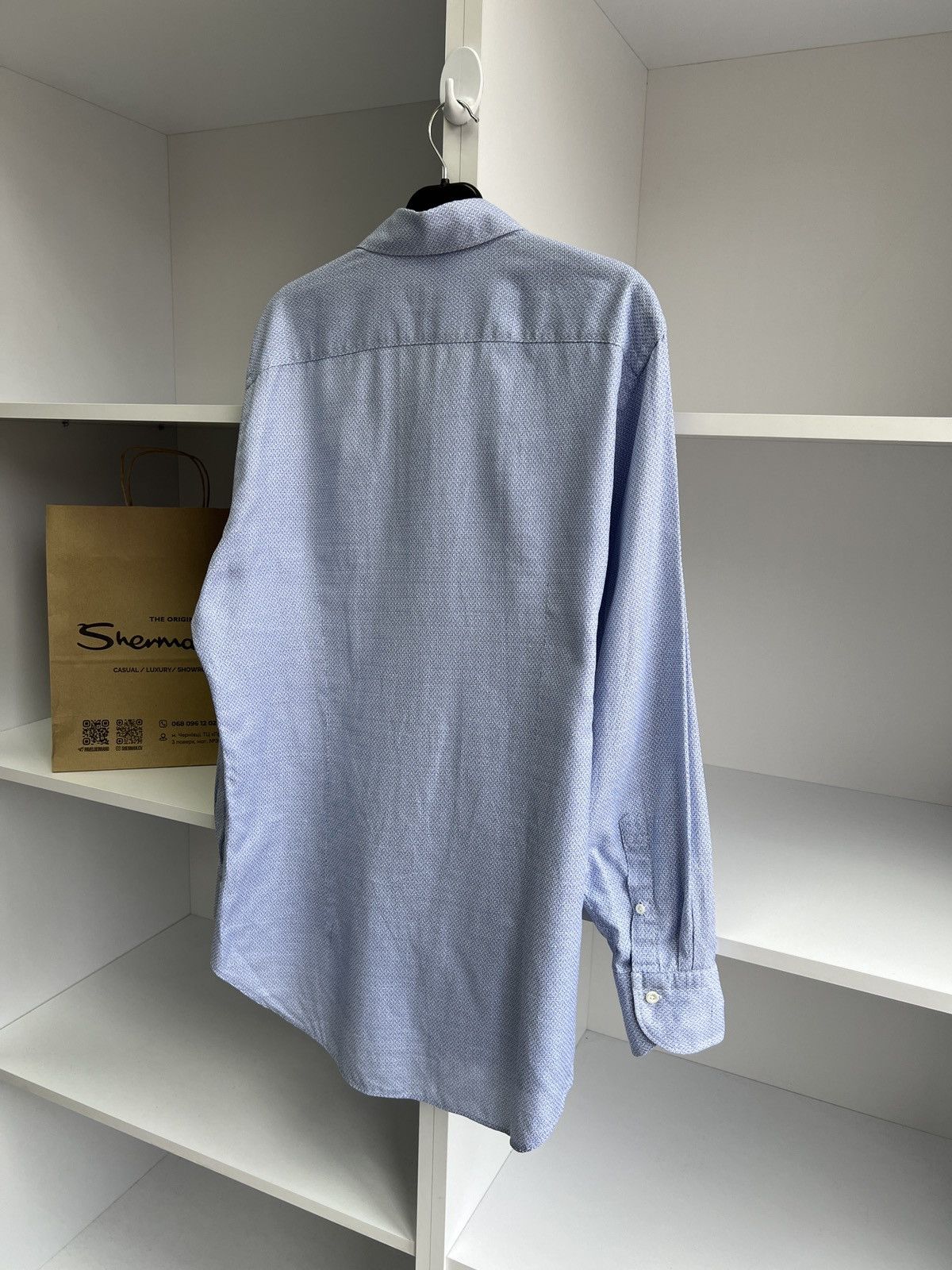Canali × Designer × Vintage Vintage Canali Luxury Old Money style Button Up Shirt Size US M / EU 48-50 / 2 - 11 Thumbnail