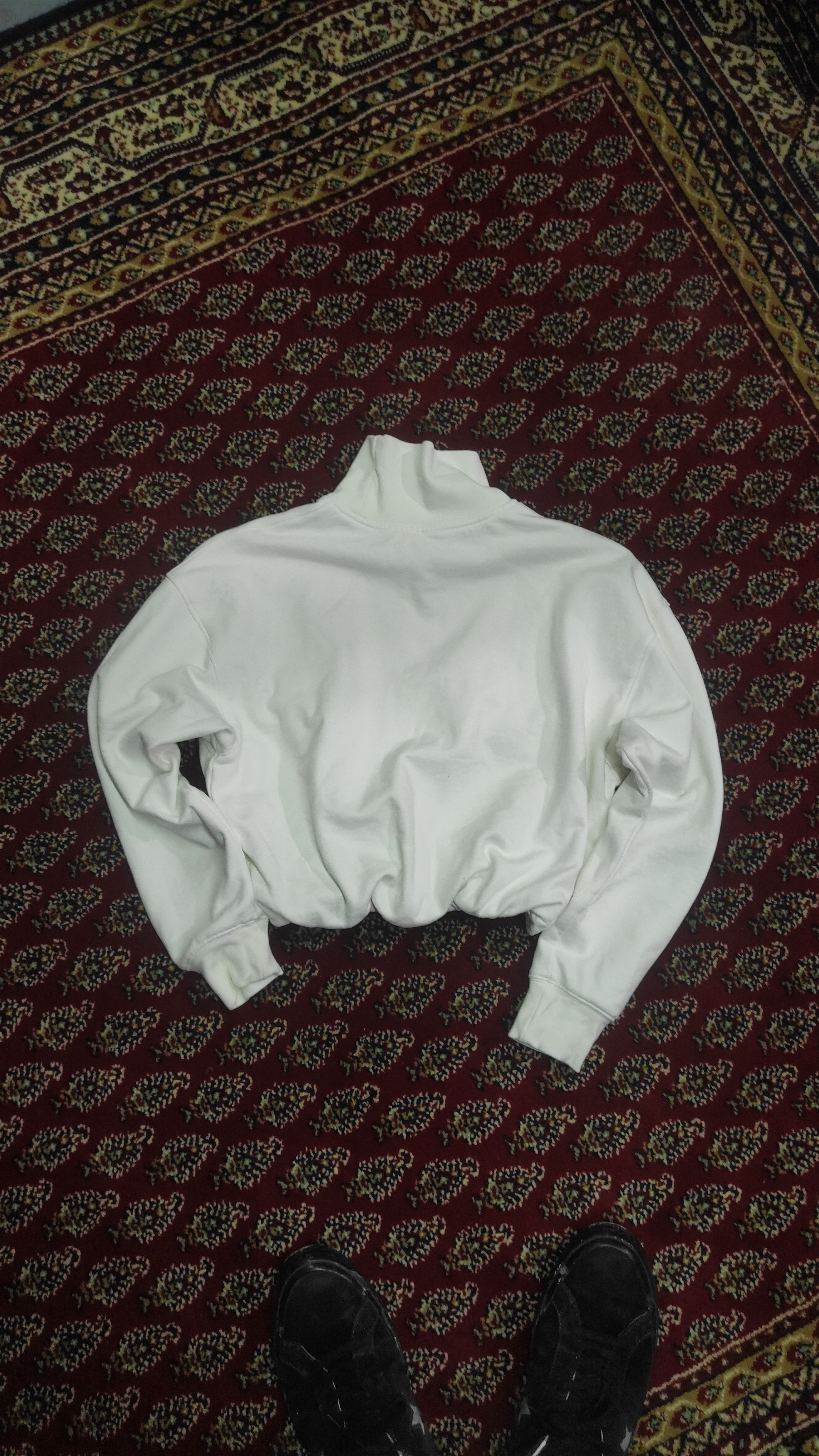 Alexander Wang Alexander Wang embossed logo Cropped Mock Neck Sweatshirt Size M / US 6-8 / IT 42-44 - 2 Thumbnail