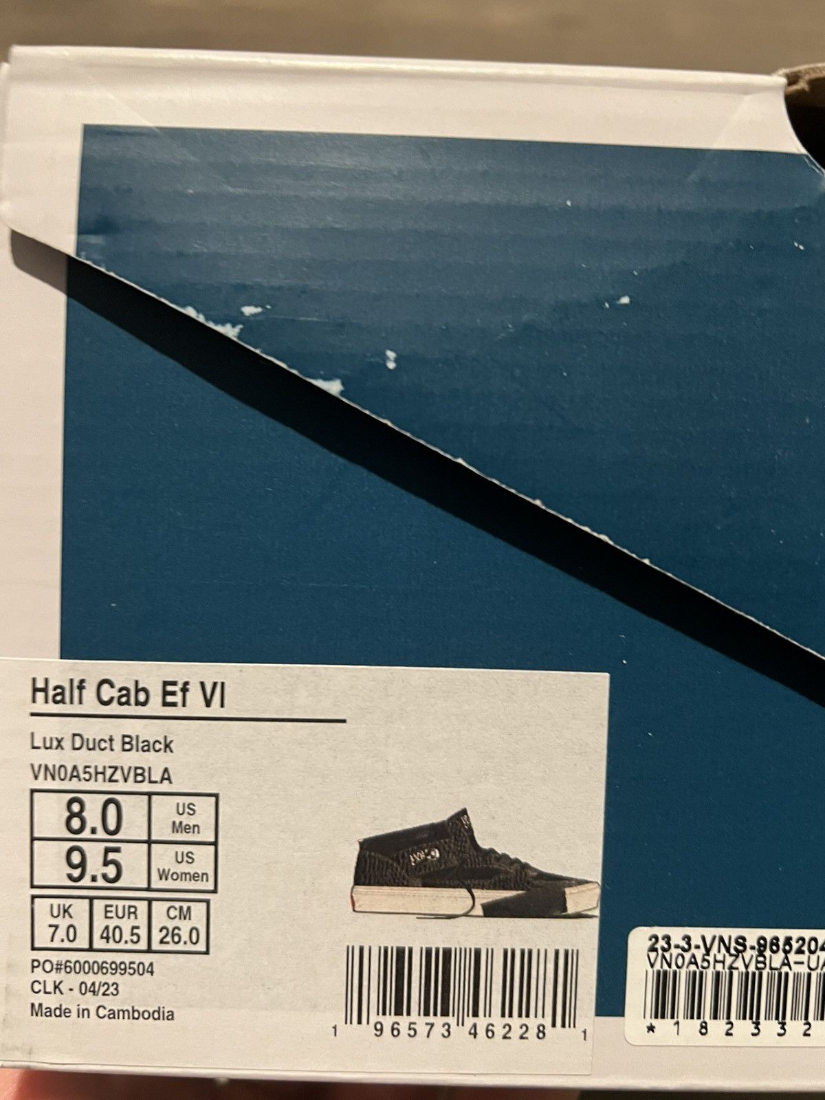 Vans Rare Vans Lx Duct Tape black Half cab Ef VI Size US 8 / EU 41 - 10 Thumbnail