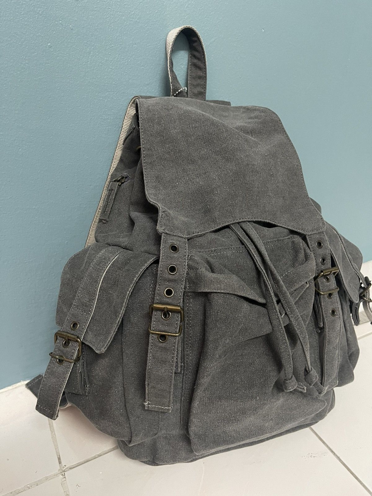 If Six Was Nine PARACHUTE RUCKSACK HARD COTTON BACKPACK IF SIX WAS NINE Size ONE SIZE - 3 Thumbnail