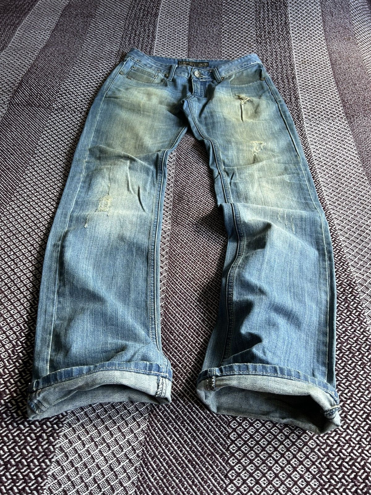 Japanese Brand Vintage Distressed Denim Jeans Japanese Style Size 30 Unisex Size US 30 / EU 46 - 3 Thumbnail