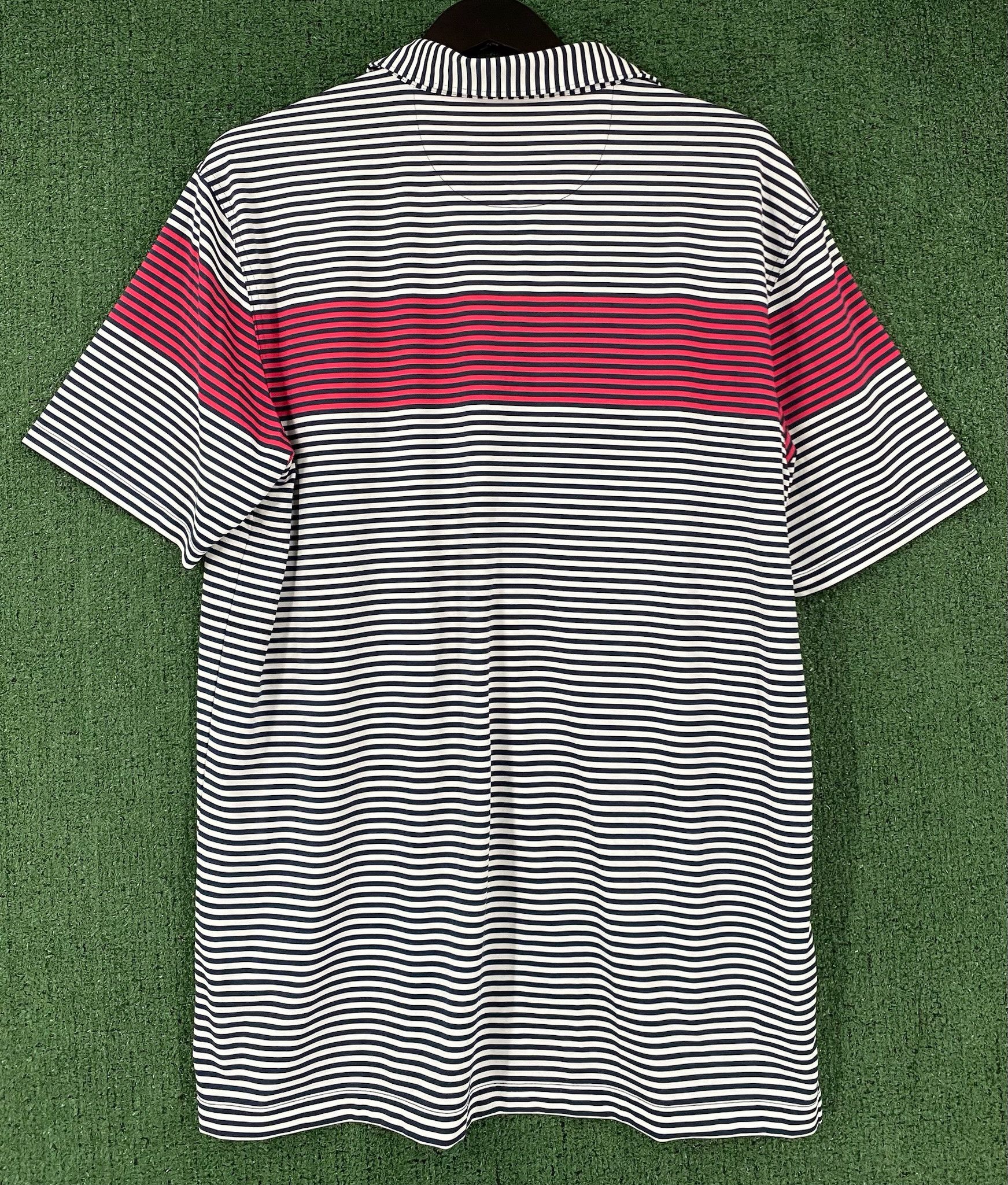 The Masters Masters Tech Augusta National Golf Striped Polo Shirt Large Size US L / EU 52-54 / 3 - 5 Thumbnail
