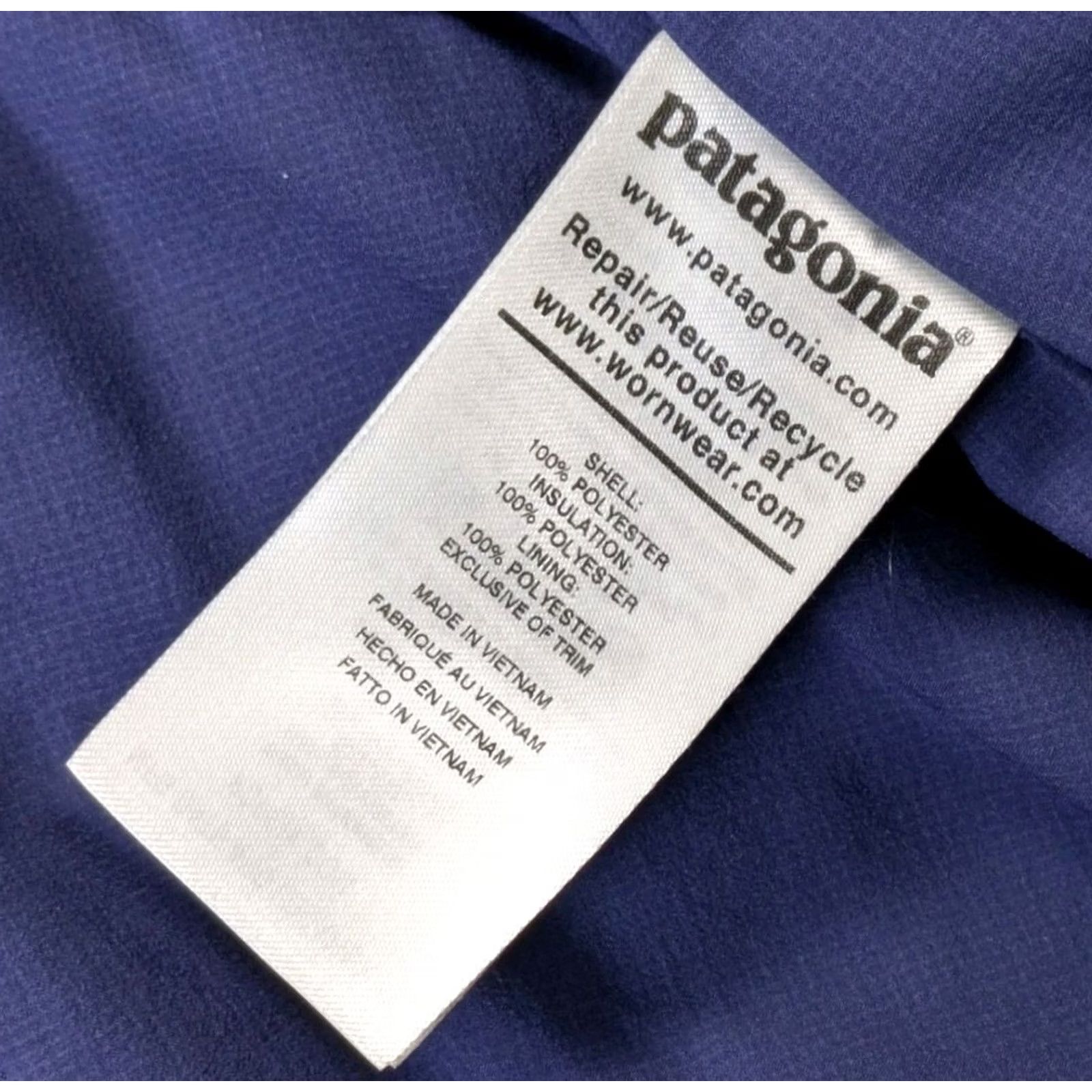 Patagonia Patagonia Nano Air Insulated Puffer Vest Jacket Blue XL Women Size XL / US 12-14 / IT 48-50 - 6 Thumbnail