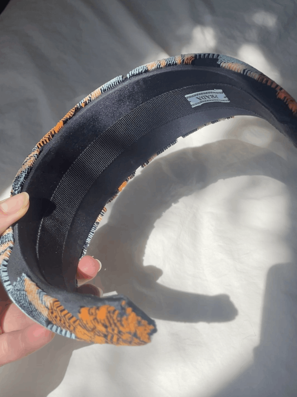 Prada Prada Logo headband Size ONE SIZE - 4 Thumbnail