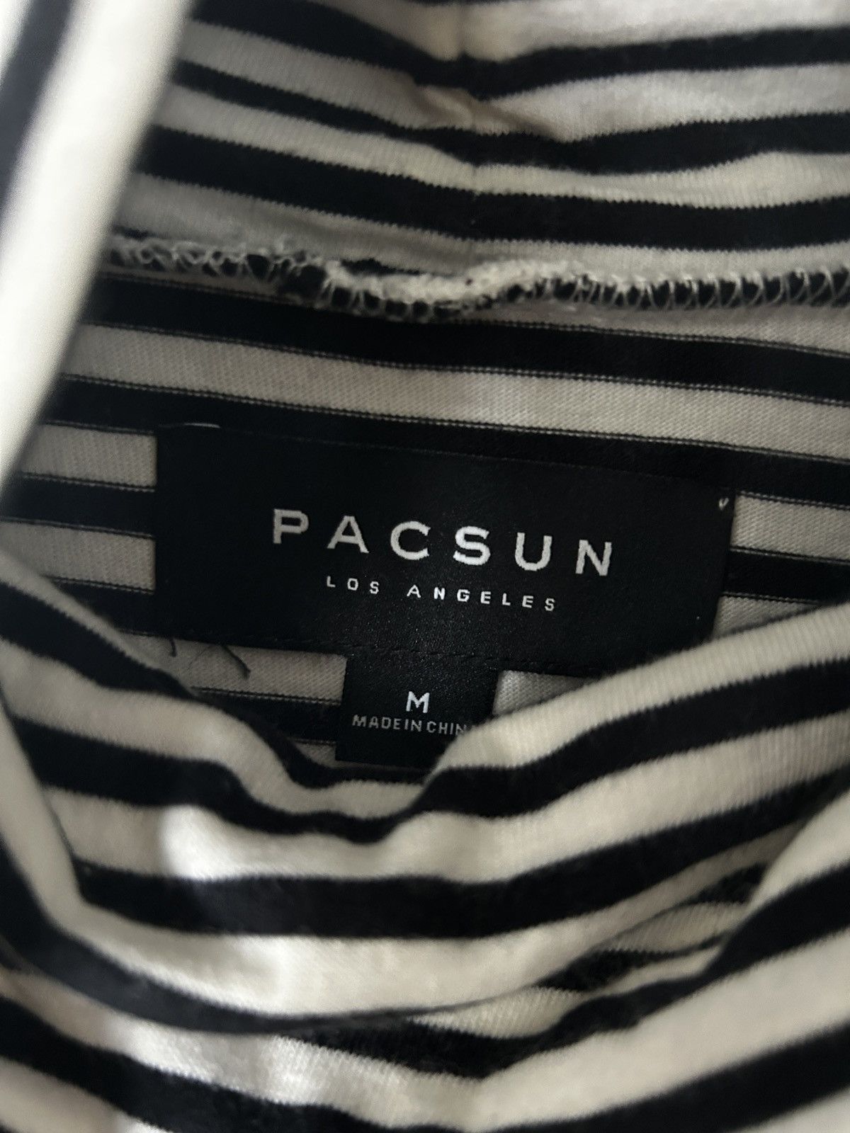 Pacsun Pacsun Striped Turtle Neck Size US M / EU 48-50 / 2 - 2 Thumbnail