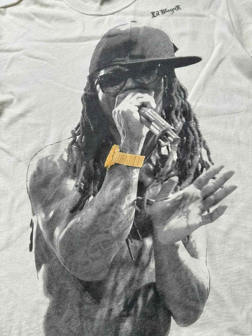 Band Tees Lil Wayne 2000's Vintage T-Shirt (403) Size US M / EU 48-50 / 2 - 5 Thumbnail
