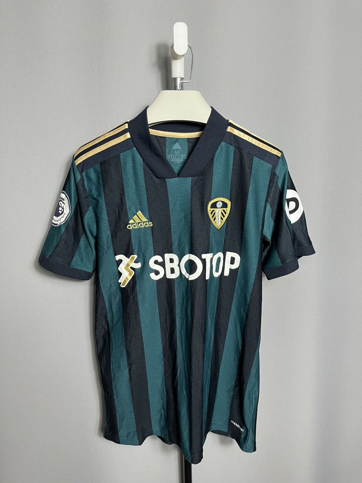 Adidas 2020/21 Adidas Leeds United FC Away Soccer Jersey Premier Size US M / EU 48-50 / 2 - 1 Thumbnail