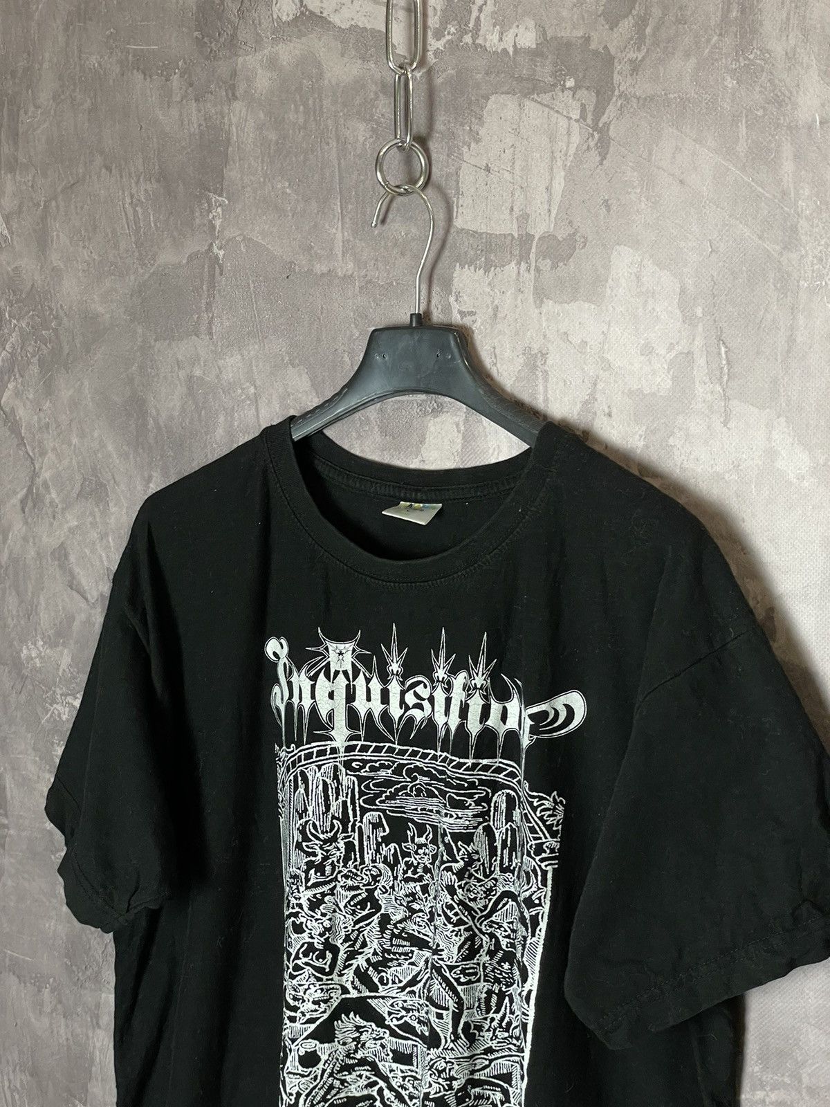 Band Tees × Vintage Inquisition 666 Goat Vintage Trash Metal Band T-Shirt Size US L / EU 52-54 / 3 - 6 Thumbnail