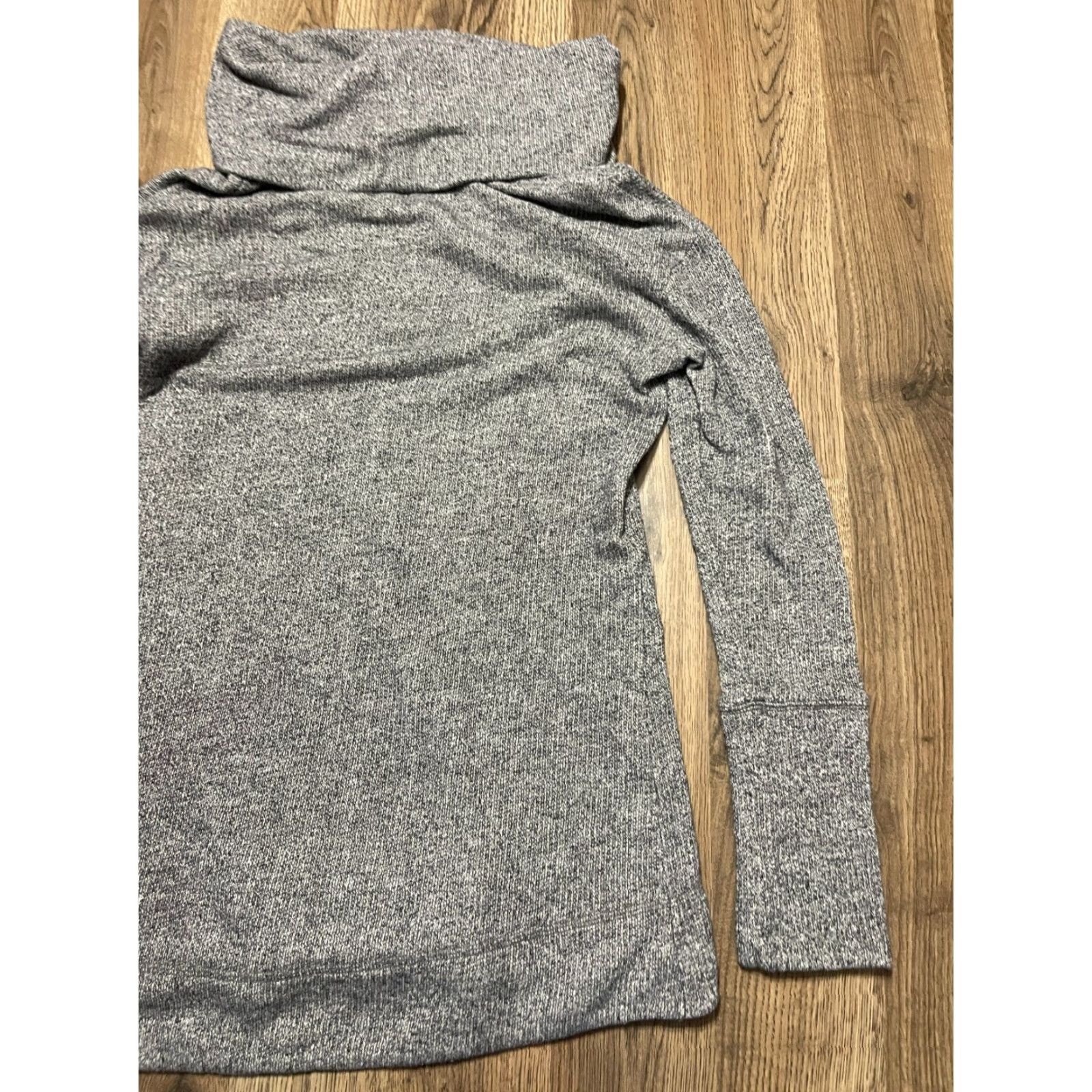 Merona Merona Sweater Women's Medium Gray Turtleneck Pullover Knit Pullover Casual Regular Posterior? Size M / US 6-8 / IT 42-44 - 4 Thumbnail