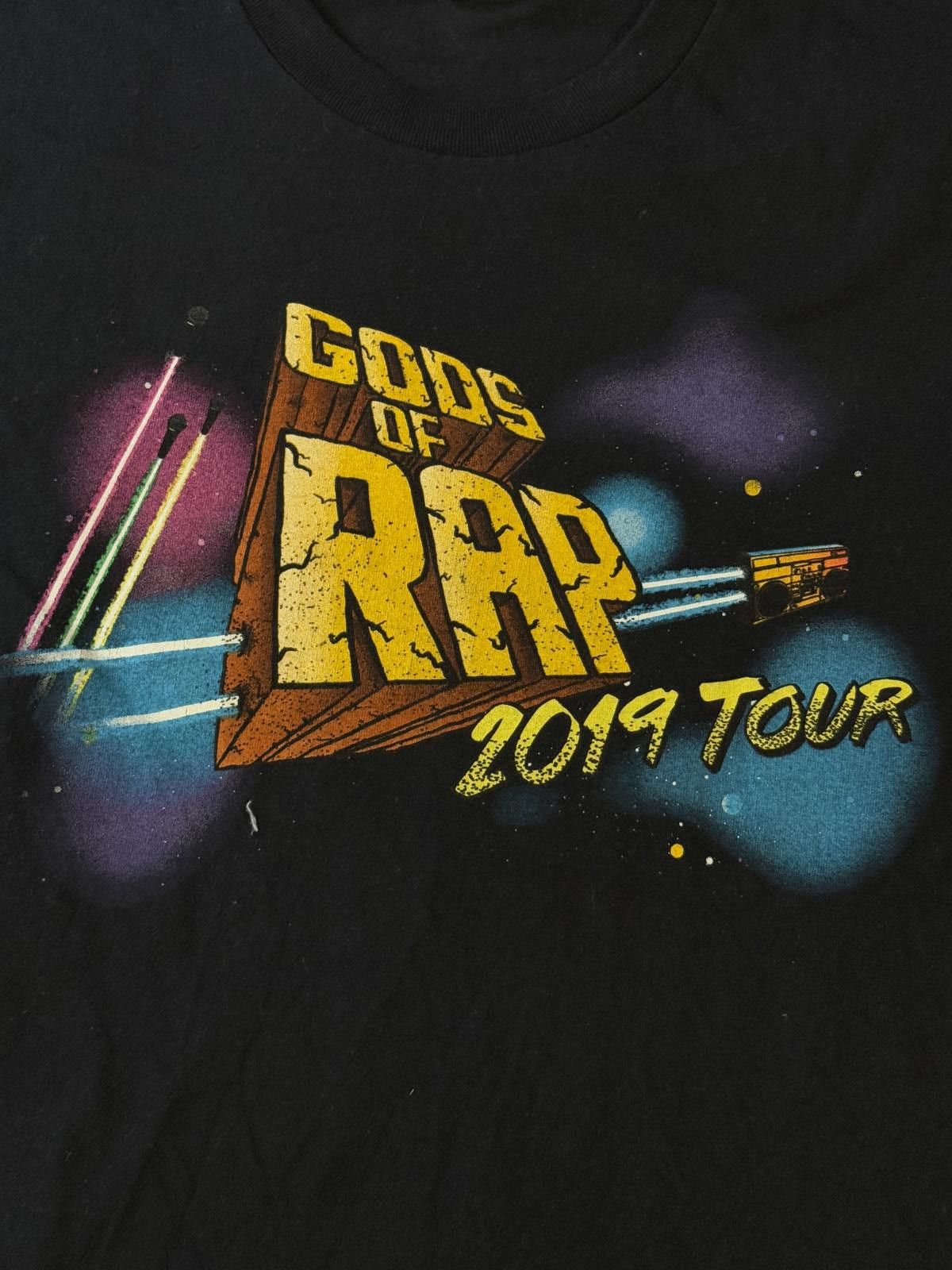 Gildan Gods of Rap T-shirt 2019 Tour Tee Wu-Tang & Public Enemy Size US S / EU 44-46 / 1 - 4 Thumbnail