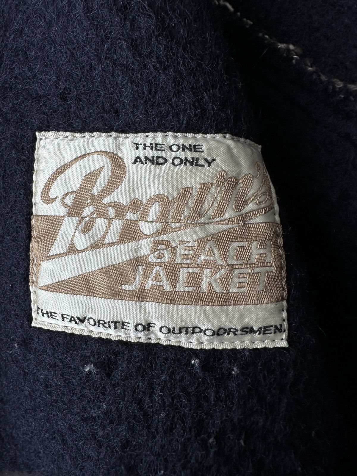 Full Count & Co. Brown’s Beach Cloth Wool Salt peper Navy Shadow Striped Jkt Size US M / EU 48-50 / 2 - 7 Thumbnail