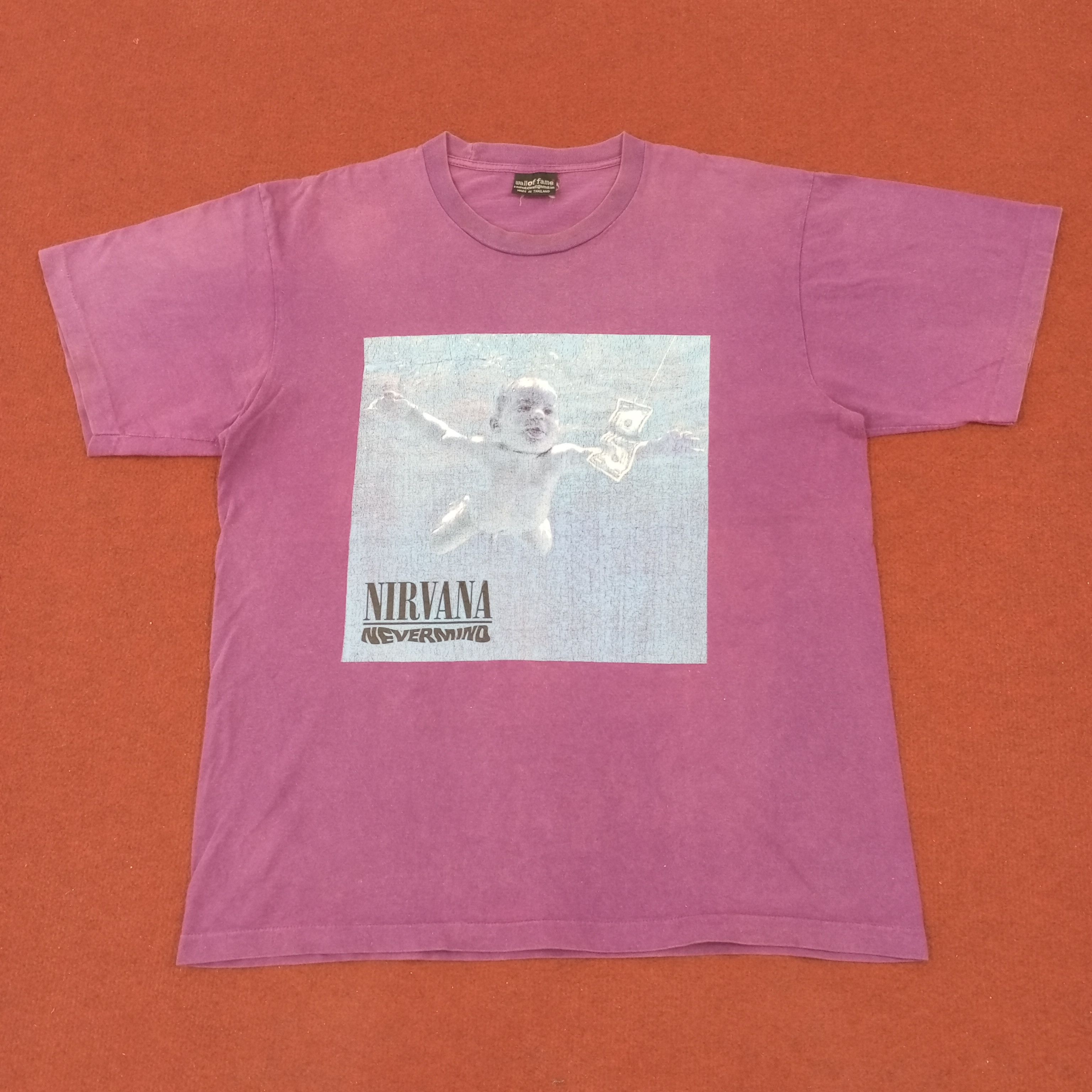 Band Tees × Vintage Nirvana Nevermind Band Music Album Cover Style Tshirt Size US L / EU 52-54 / 3 - 1 Thumbnail