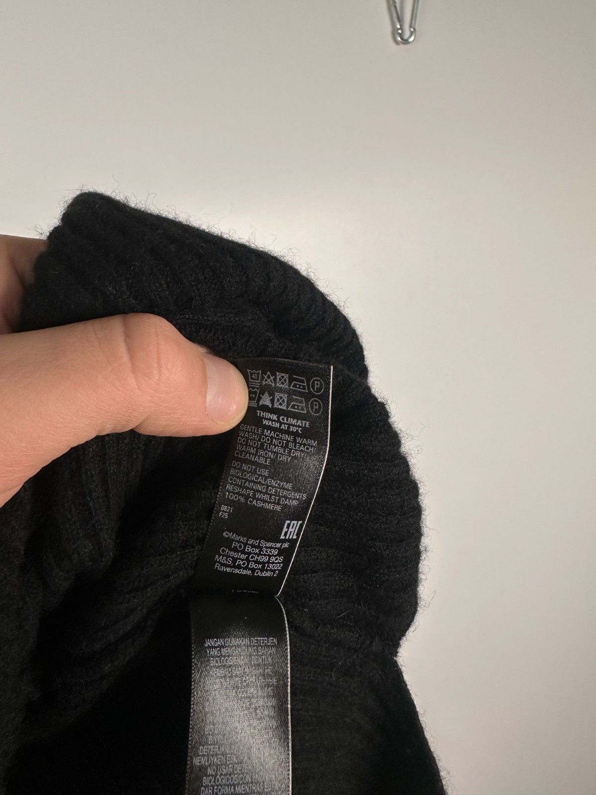 Other M&S Autograph 100% Pure Cashmere Black Jumper Size M Size M / US 6-8 / IT 42-44 - 9 Thumbnail