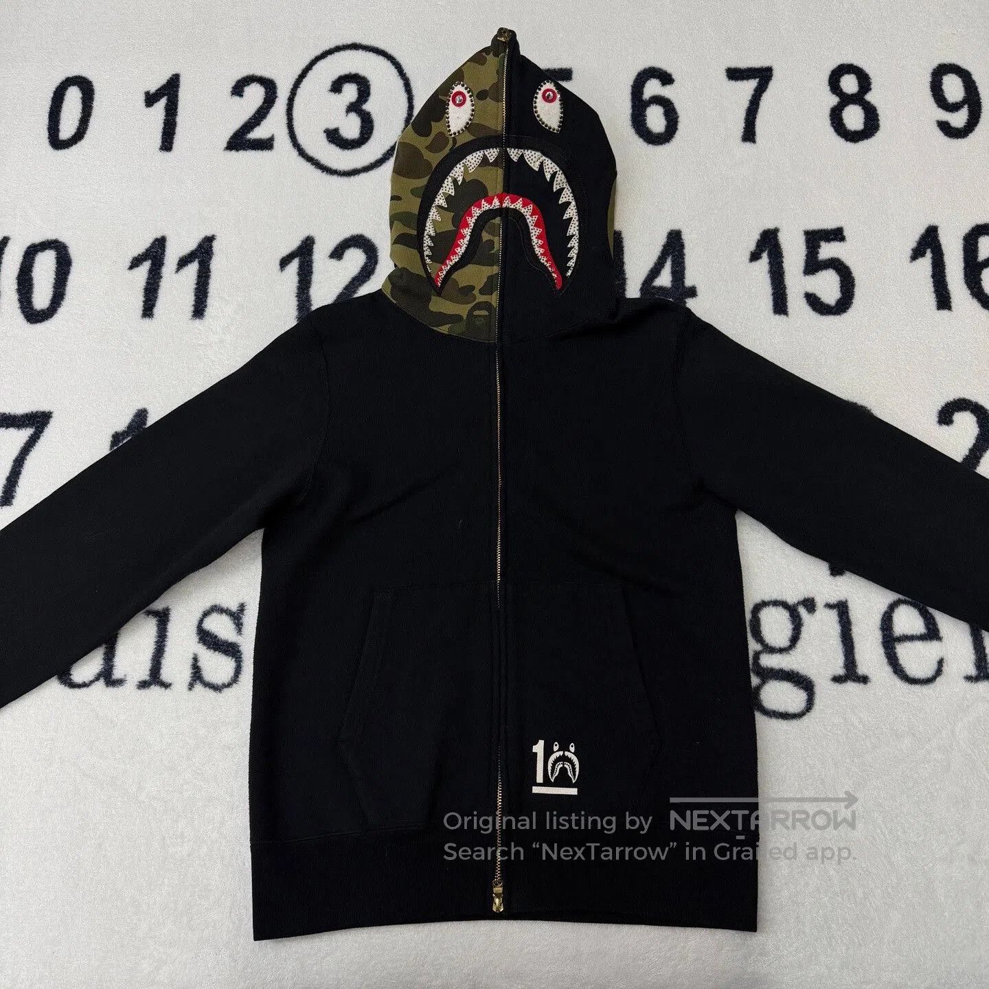 Bape BAPE x Swarovski Camo Shark Diamond Jacket. Size US M / EU 48-50 / 2 - 1 Thumbnail