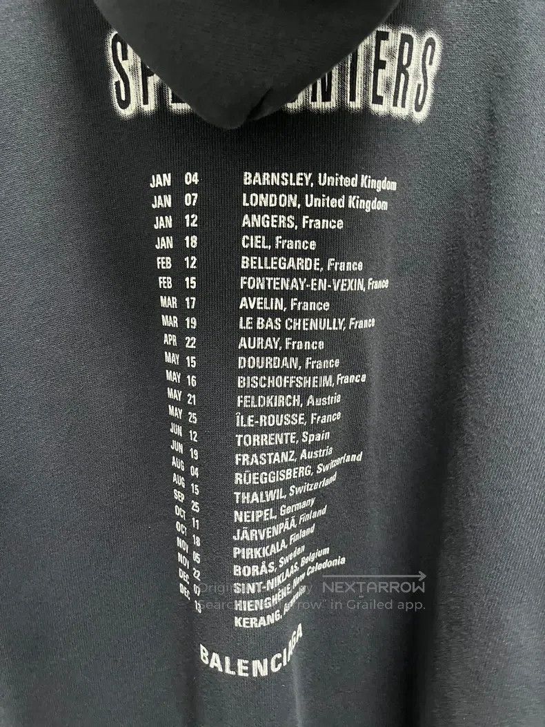 Balenciaga Balenciaga Purple Band Portrait Hooded Sweatshirt Size US XS / EU 42 / 0 - 4 Thumbnail