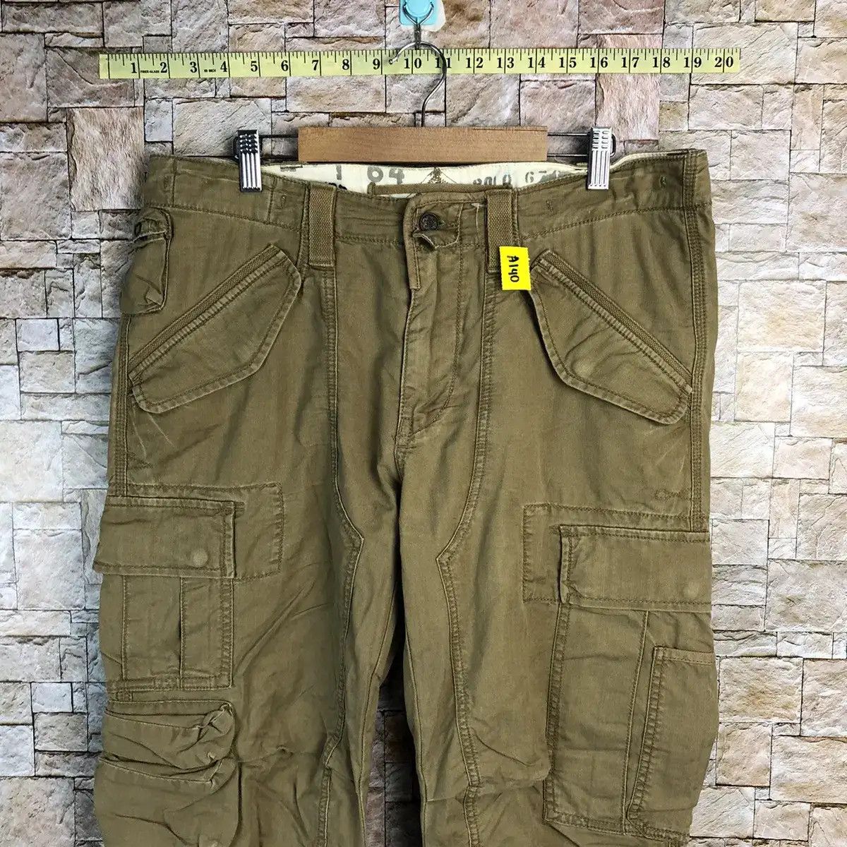 Ralph Lauren DL Ralph Lauren double knee 3d pocket Cargo Pants #A140 Size US 35 - 5 Thumbnail