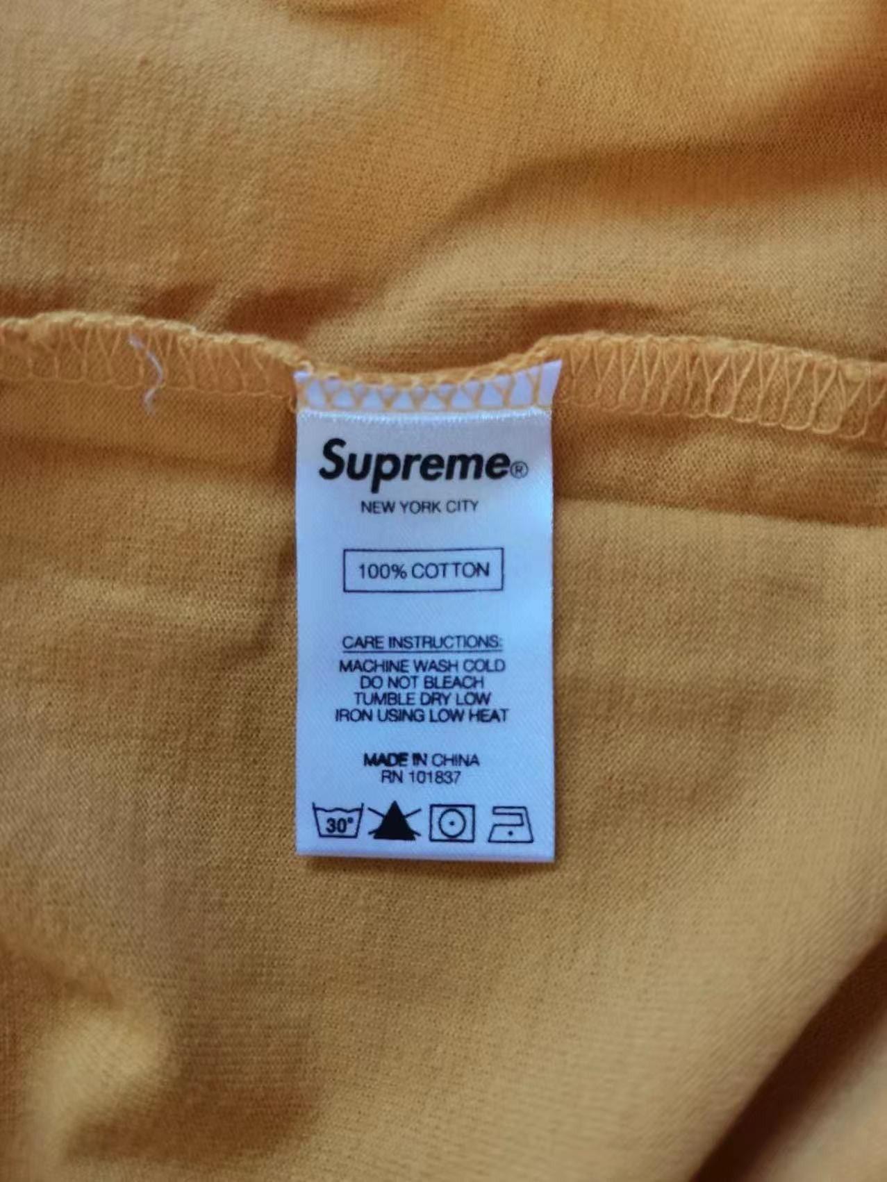 Supreme NEVER WORN* Supreme FW18 Floral Logo Tee Gold Size US L / EU 52-54 / 3 - 5 Thumbnail