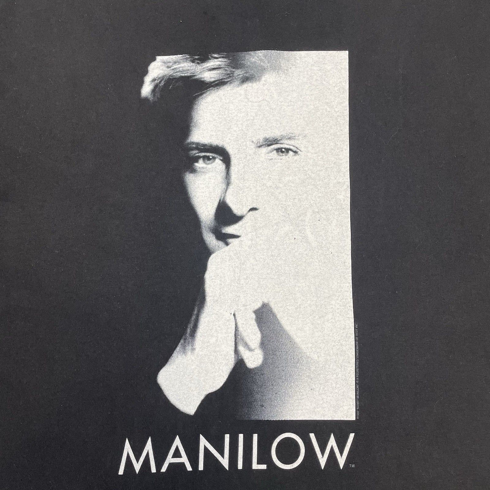 Other Vintage Winterland Barry Manilow Tour Single Stitch T Shirt Size US L / EU 52-54 / 3 - 3 Thumbnail