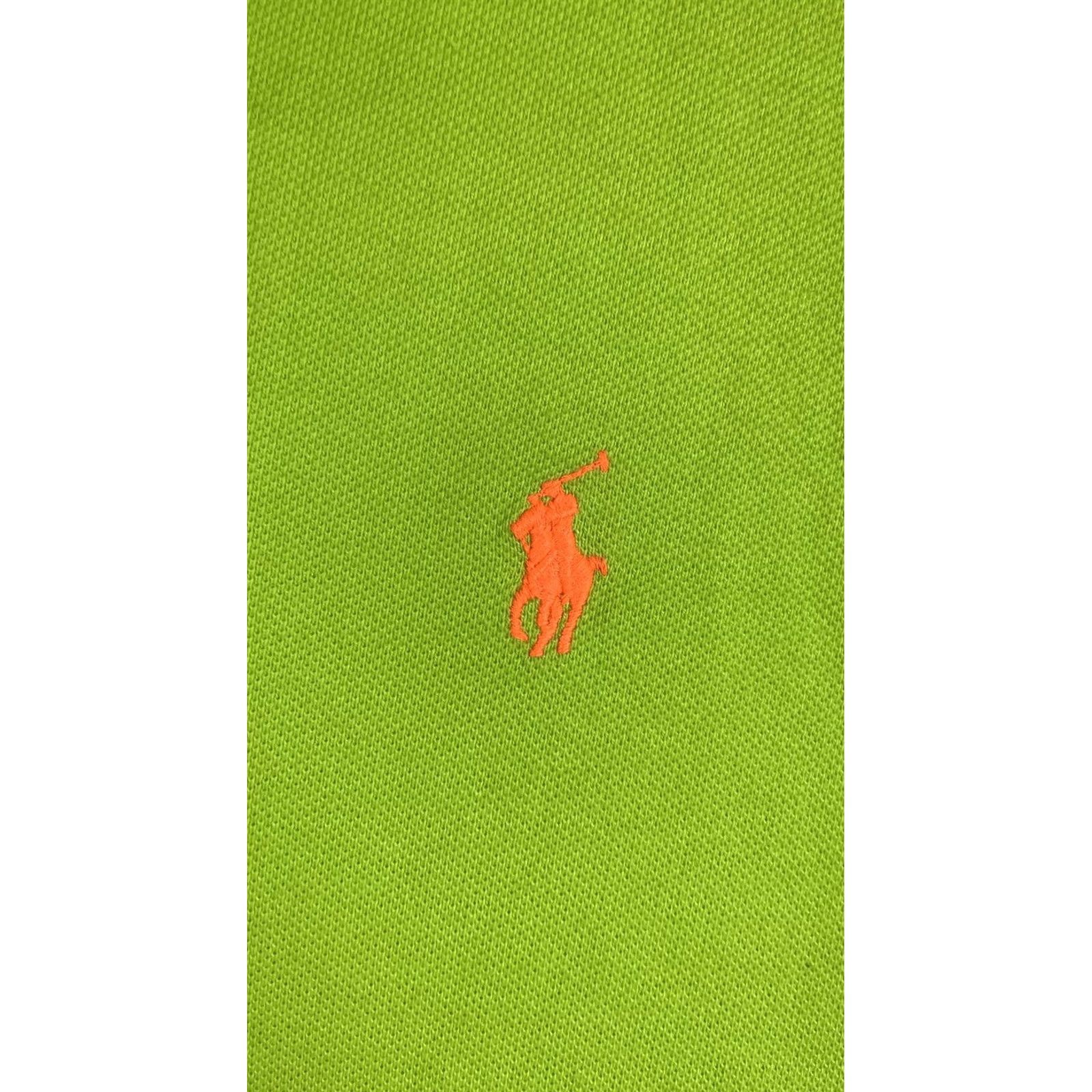 Polo Ralph Lauren Polo Ralph Lauren Polo Shirt Mens XXL Neon Green Pique Golf Casual Short Sleeve Polo Ralph Lauren Blaire Green Mens 2XL Size US XXL / EU 58 / 5 - 2 Thumbnail