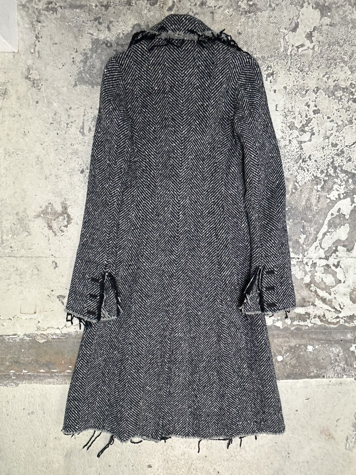 Japanese Brand Japanese designer Full Nelson Distressed wool long coat Size M / US 6-8 / IT 42-44 - 3 Thumbnail