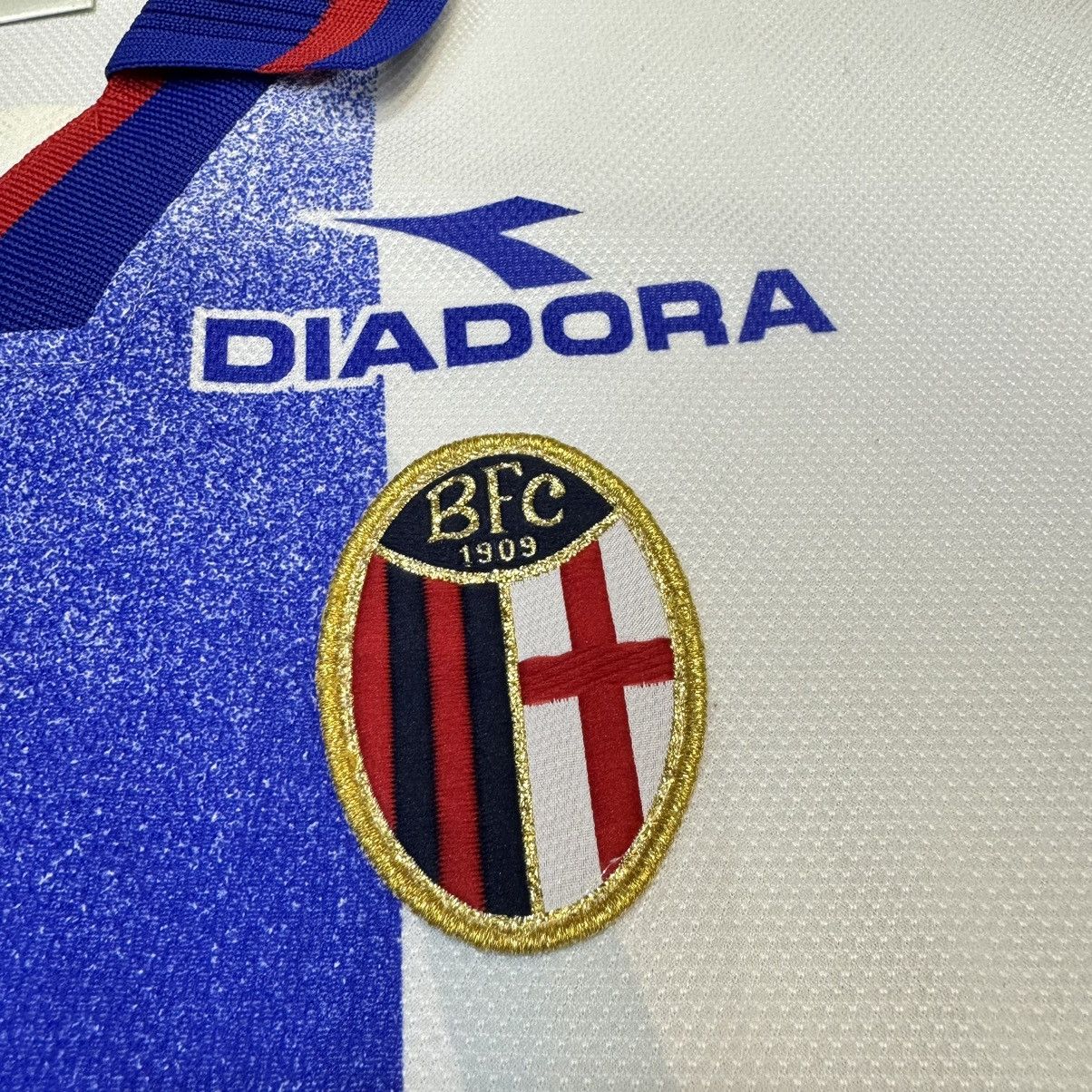 Diadora Bologna 98/99 away longsleeves shirt Size US XL / EU 56 / 4 - 5 Thumbnail