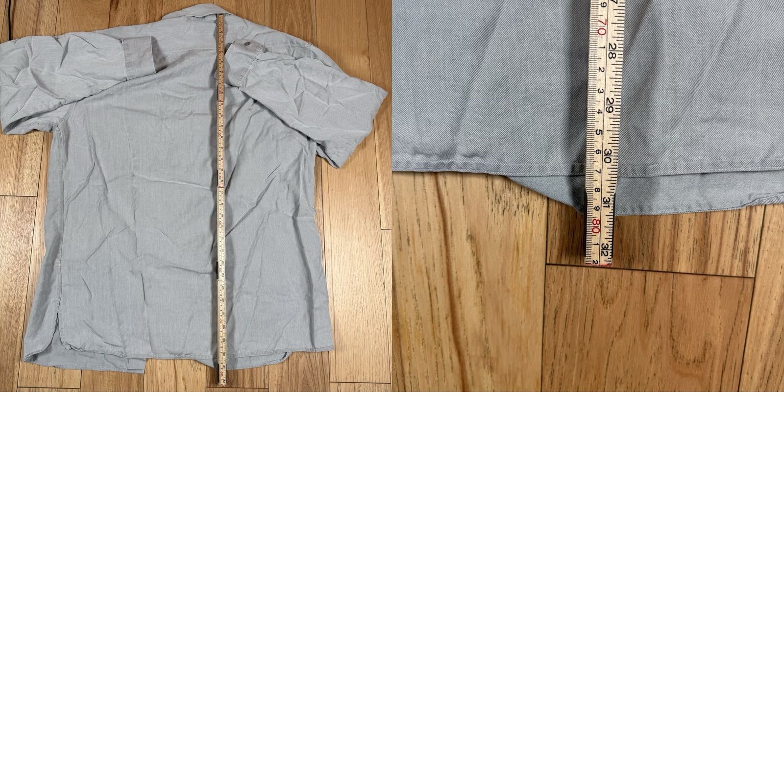 Ermenegildo Zegna VINTAGE Ermenegildo Zegna Shirt Mens XL Gray Button-Down Button-Up Long Sleeve Formal Mens XL Gray Ermenegildo Zegna Shirt Size 46R - 8 Thumbnail