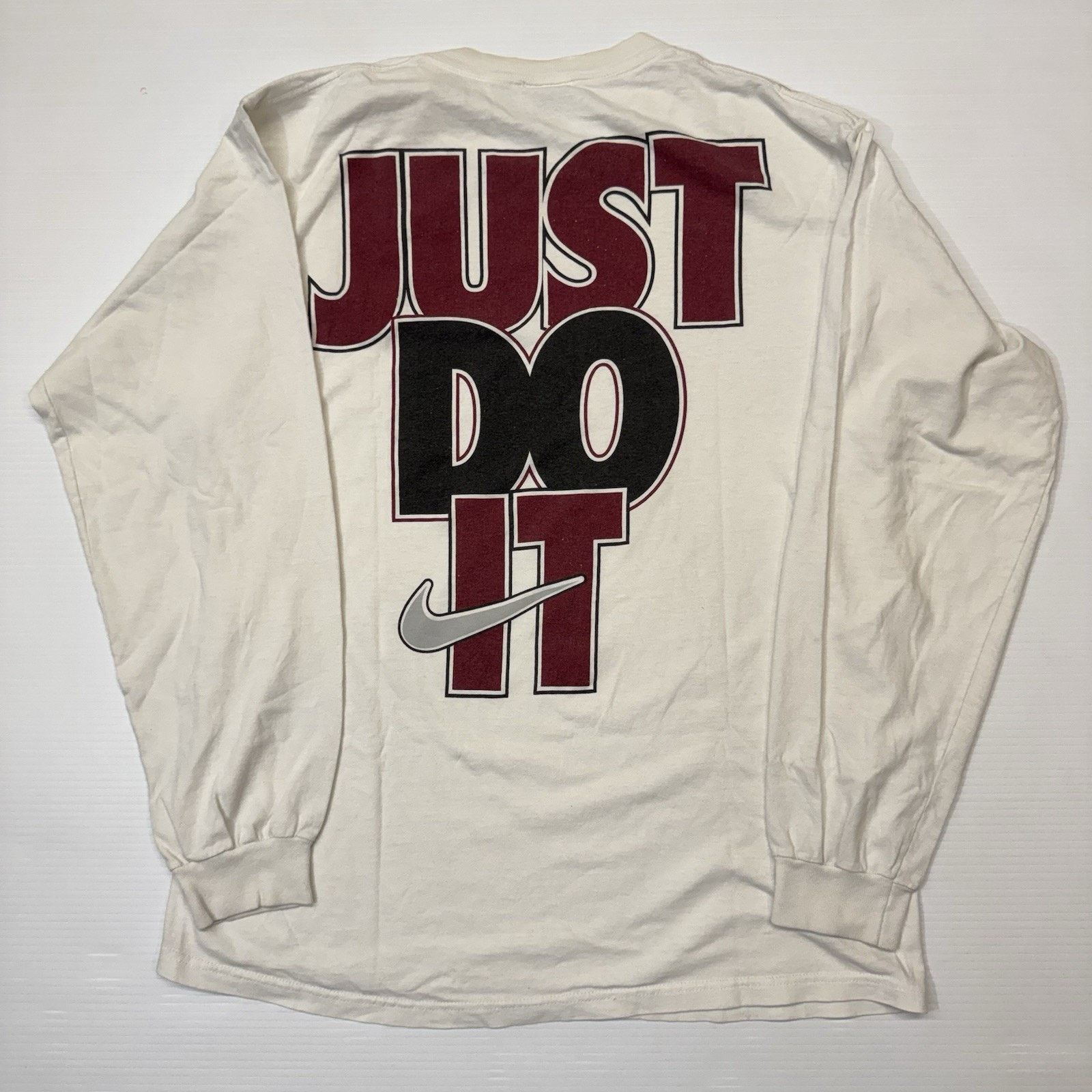 Nike Nike Vintage 90 White Long sleeve Shirt Swoosh Made USA Sz M Size US M / EU 48-50 / 2 - 1 Thumbnail