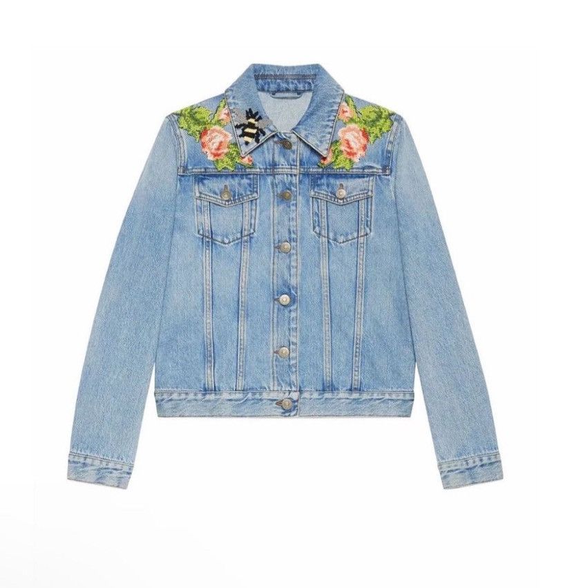Gucci Gucci Blind For Love Denim Jacket Size M / US 6-8 / IT 42-44 - 3 Thumbnail