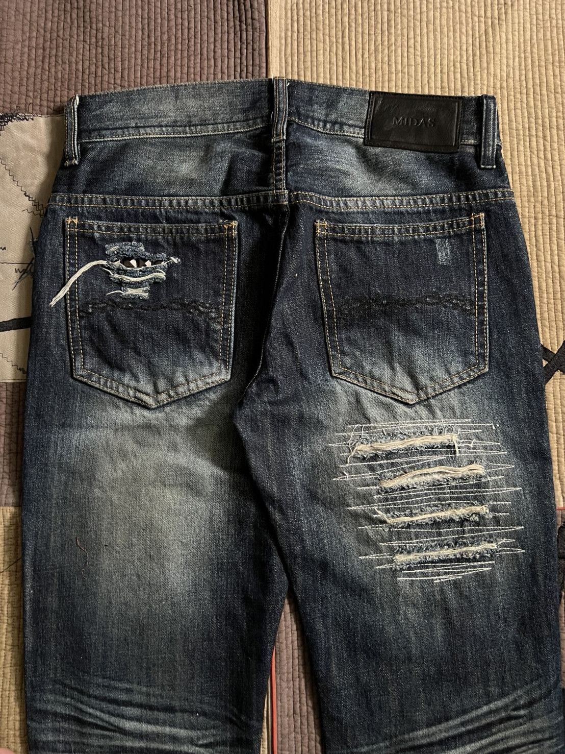Japanese Brand Archive* Midas Studded Flared Pants Size US 31 - 8 Thumbnail