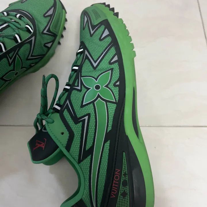 Louis Vuitton Louis Vuitton Sprint Green Lifestyle Sneakers for Men -2508 Size US 9.5 / EU 42-43 - 7 Thumbnail