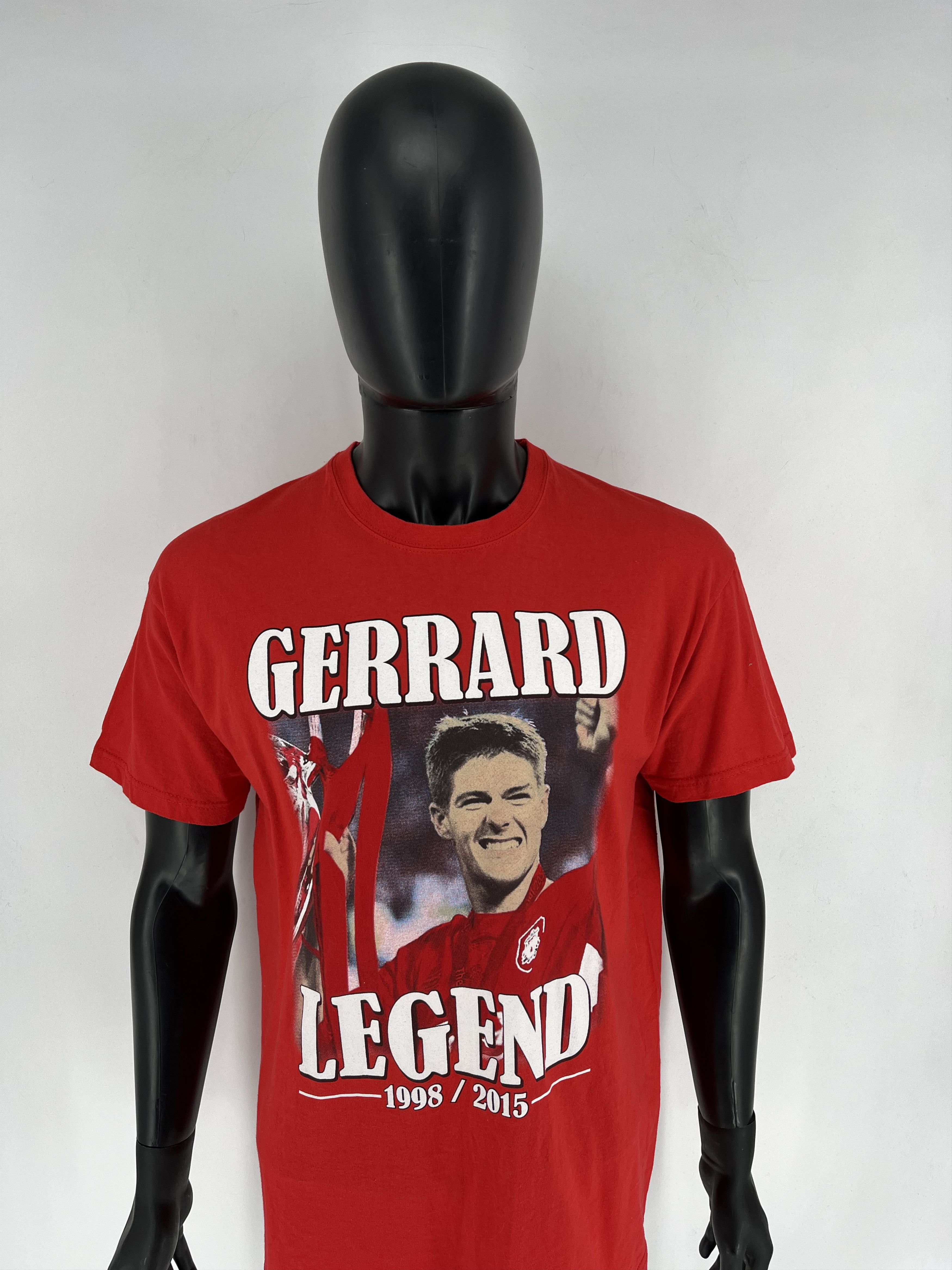 Other 00s Steven Gerrard Liverpool Shirt Vintage Football Jersey Size US L / EU 52-54 / 3 - 5 Thumbnail