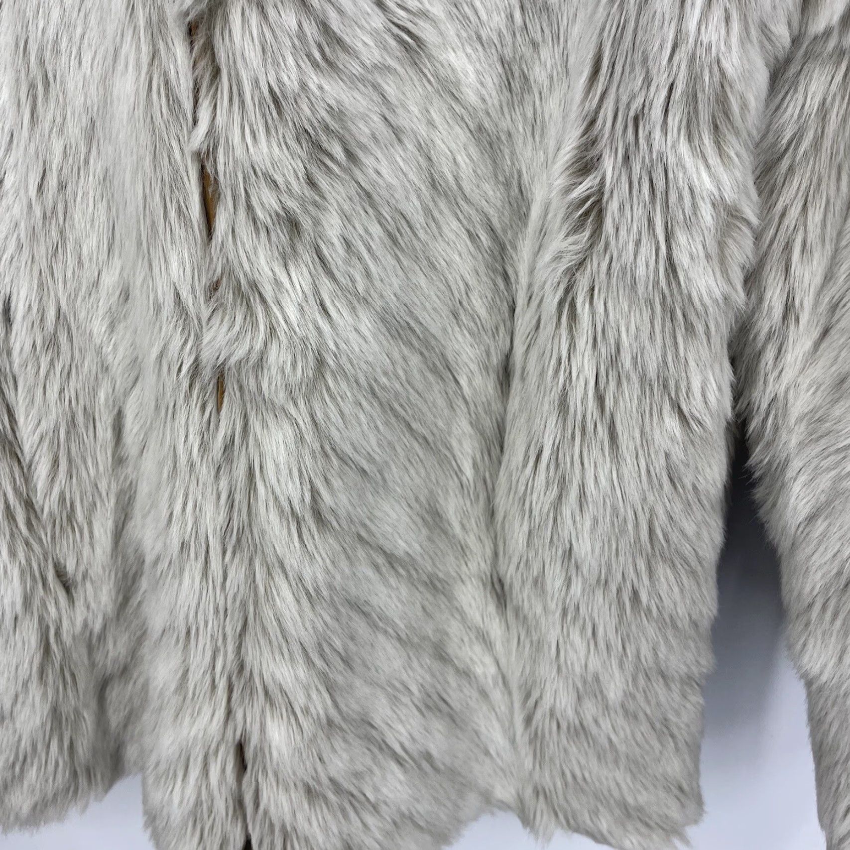 Vintage VINTAGE Jet Set California Faux Fur Coat S/M Beige Zip Read 90s Men/Women? (Note: must not add new info) Size S / US 4 / IT 40 - 5 Thumbnail