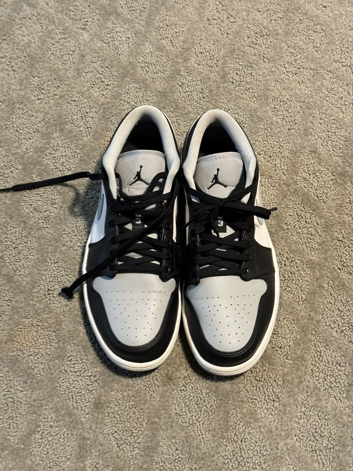 Jordan Brand × Nike Air JORDAN 1 Low “Light Smoke Grey” Sneakers Size US 11.5 / EU 44-45 - 6 Thumbnail