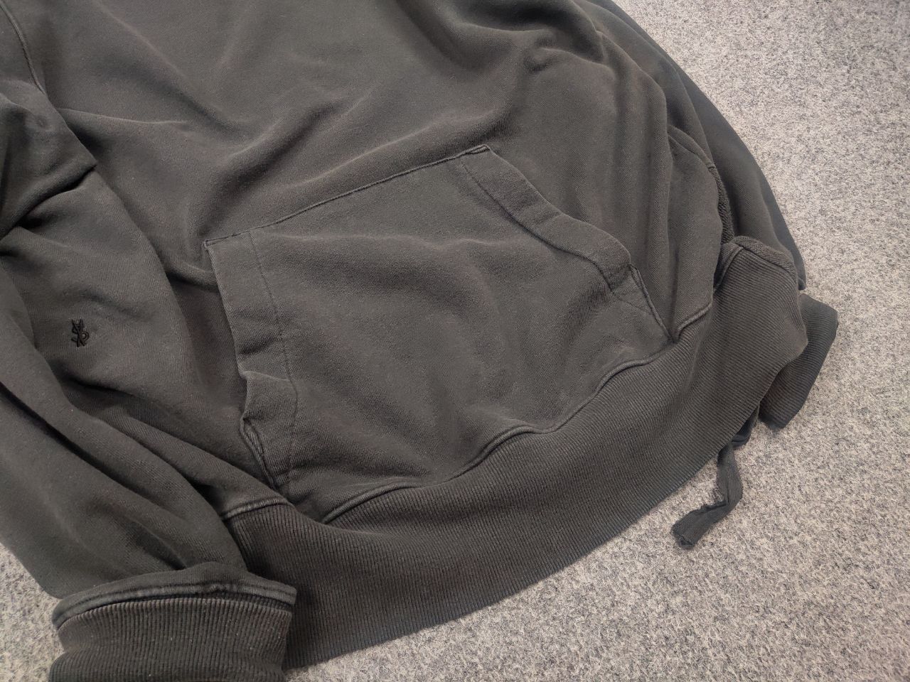 Ksubi Ksubi Japan Brink Black LIfe Gray Pocket Oversized Hoodie Size US M / EU 48-50 / 2 - 10 Thumbnail