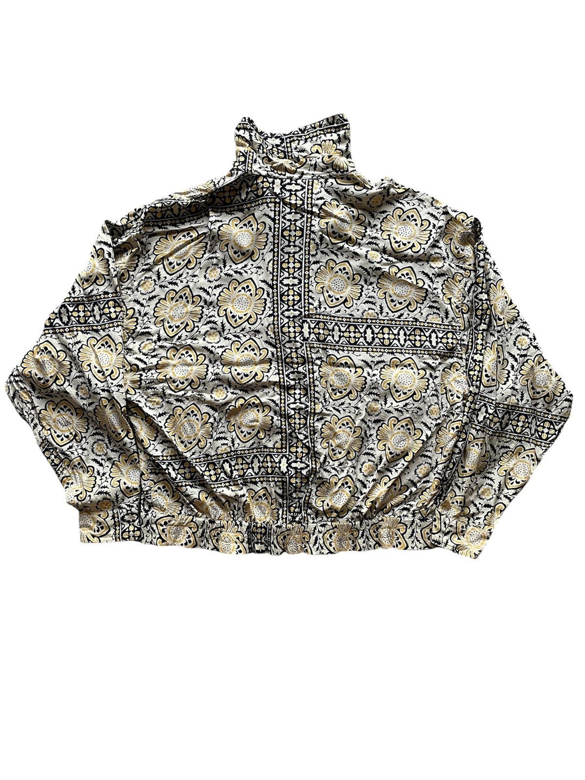 Japanese Brand Vintage BaikBaik Japanese Brand Floral Utility Rayon Jacket Size US L / EU 52-54 / 3 - 3 Thumbnail