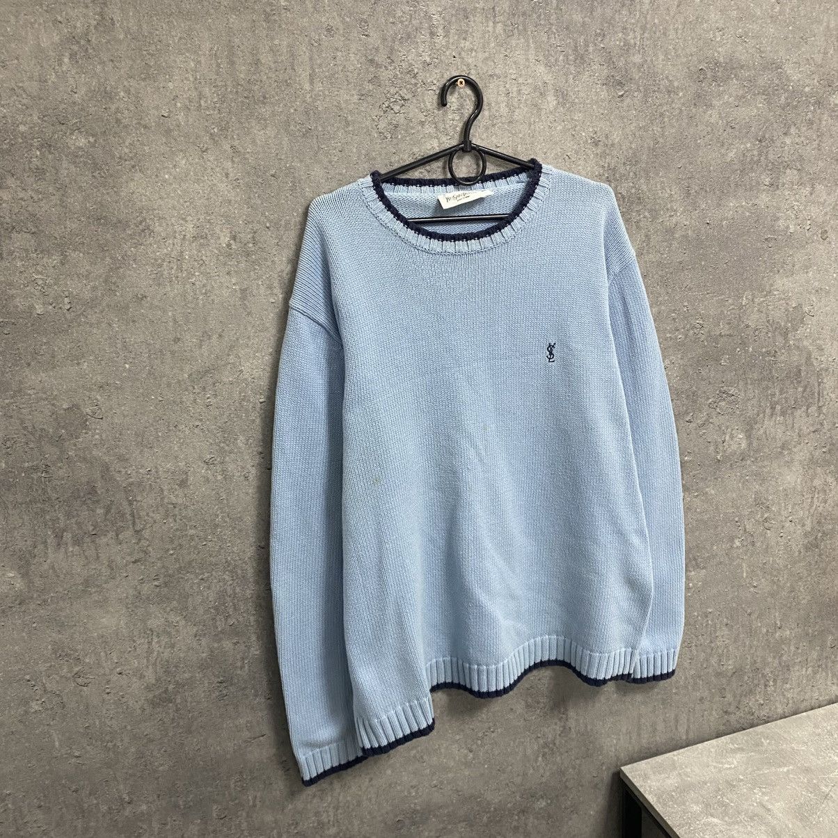 Yves Saint Laurent Vintage YSL Sweater Knit Yves Saint Laurent Heavy Sweater Size US L / EU 52-54 / 3 - 3 Thumbnail