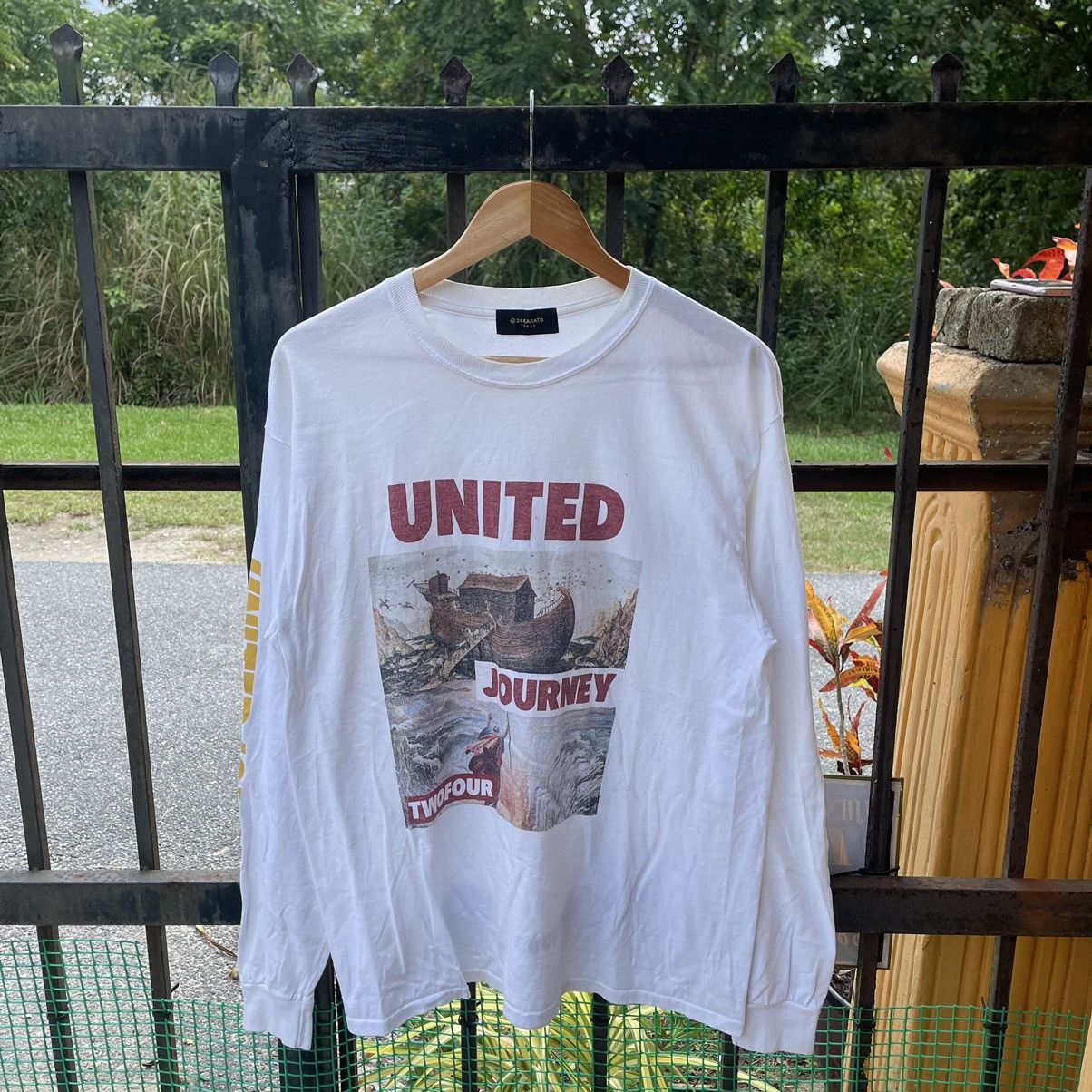 Japanese Brand × Vintage 🔥🔥🇯🇵24 Karats United Journey Kingdom Sea Longsleeves Tee Size US L / EU 52-54 / 3 - 1 Thumbnail