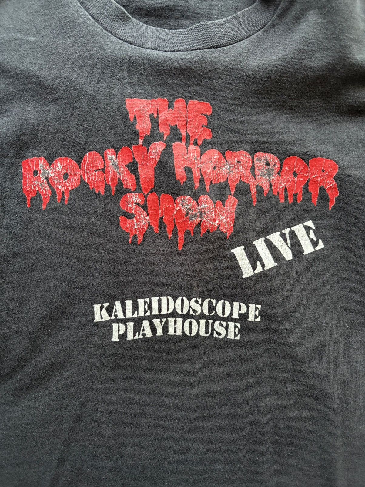 Vintage Vintage cropped The Rocky Horror Show black t-shirt Size US S / EU 44-46 / 1 - 3 Thumbnail