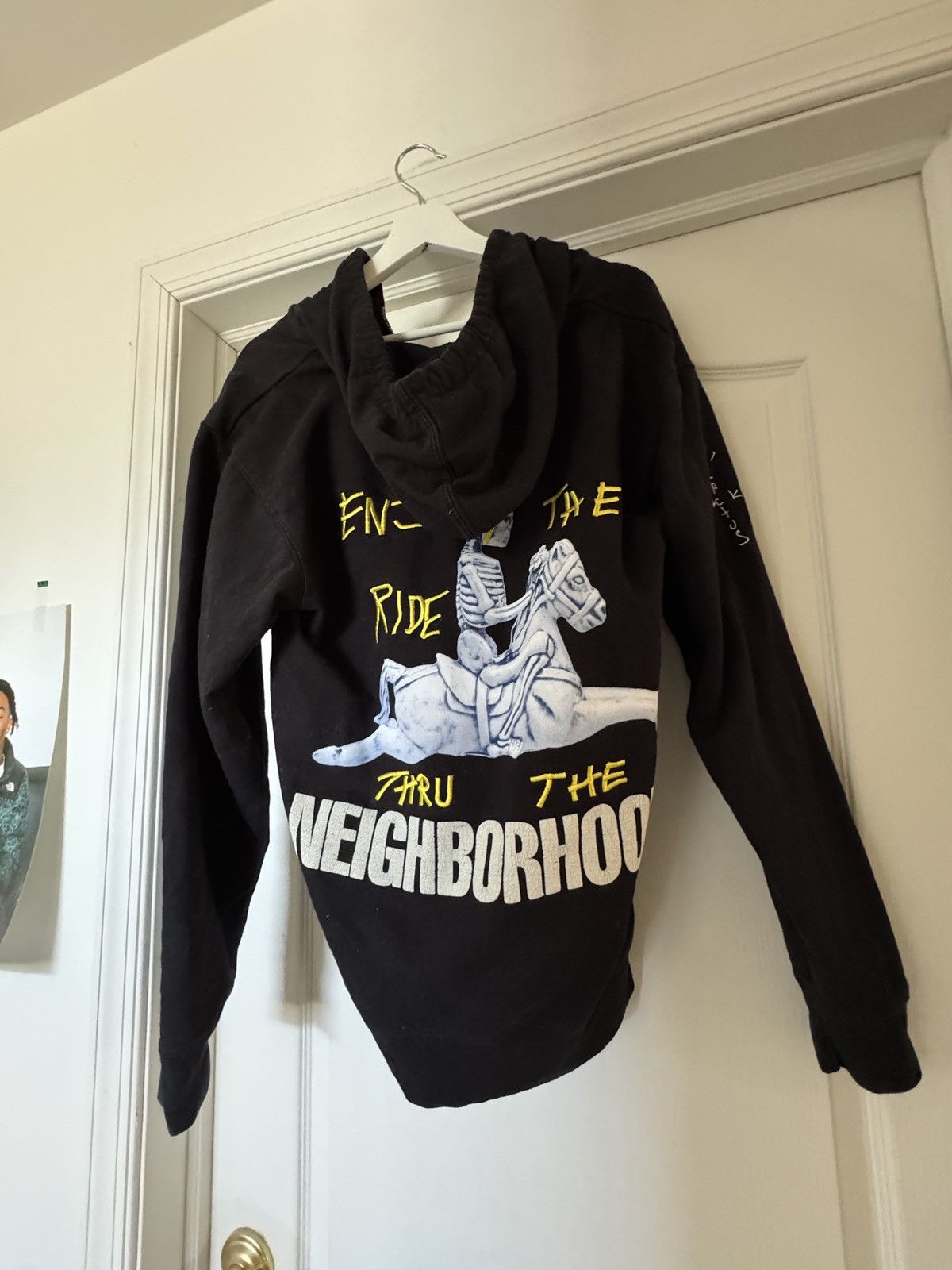 Travis Scott Cactus Jack Skeleton Rose hoodie Size US M / EU 48-50 / 2 - 2 Thumbnail